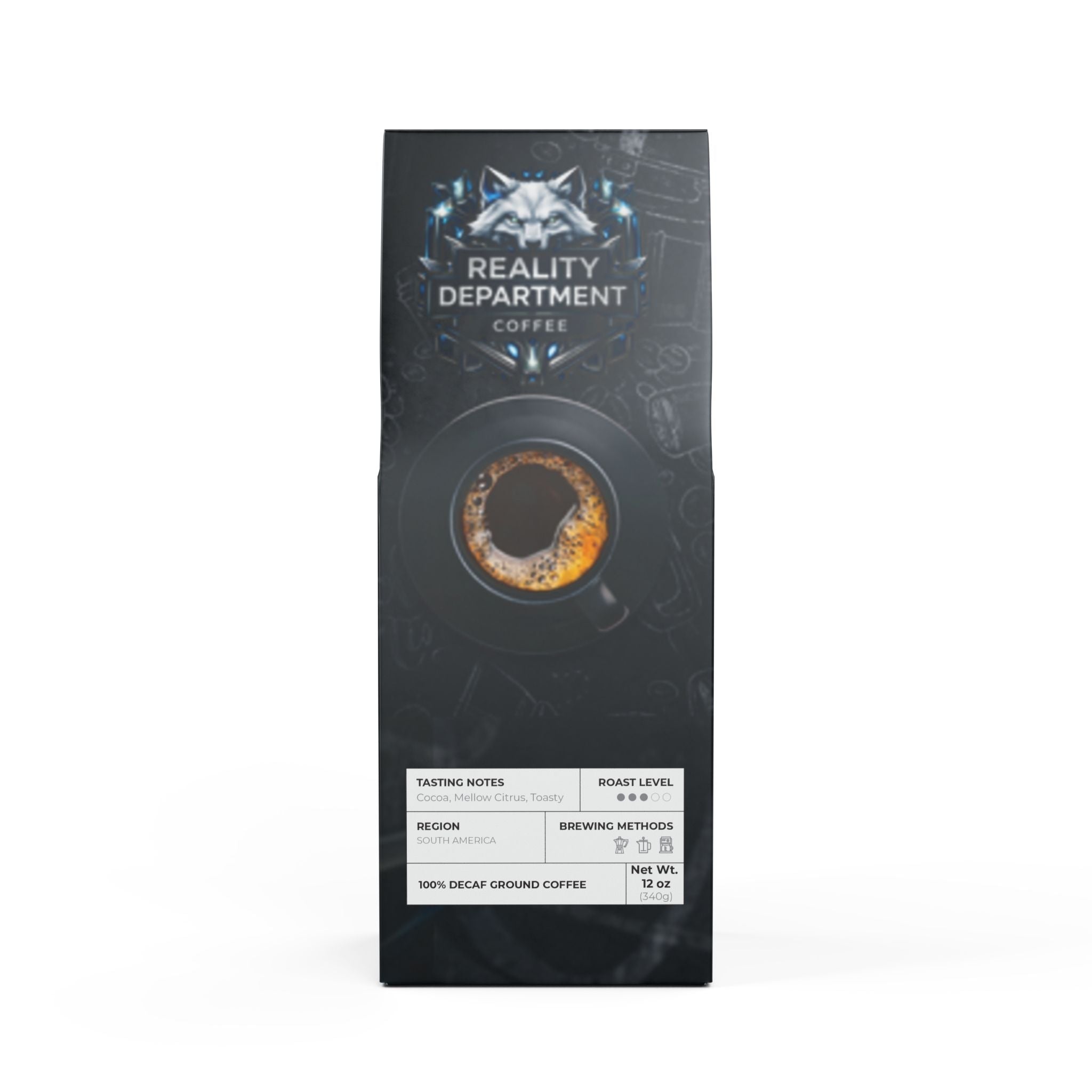 Reality Department - Trapper Peak Decaf Coffee Blend (Medium Roast)