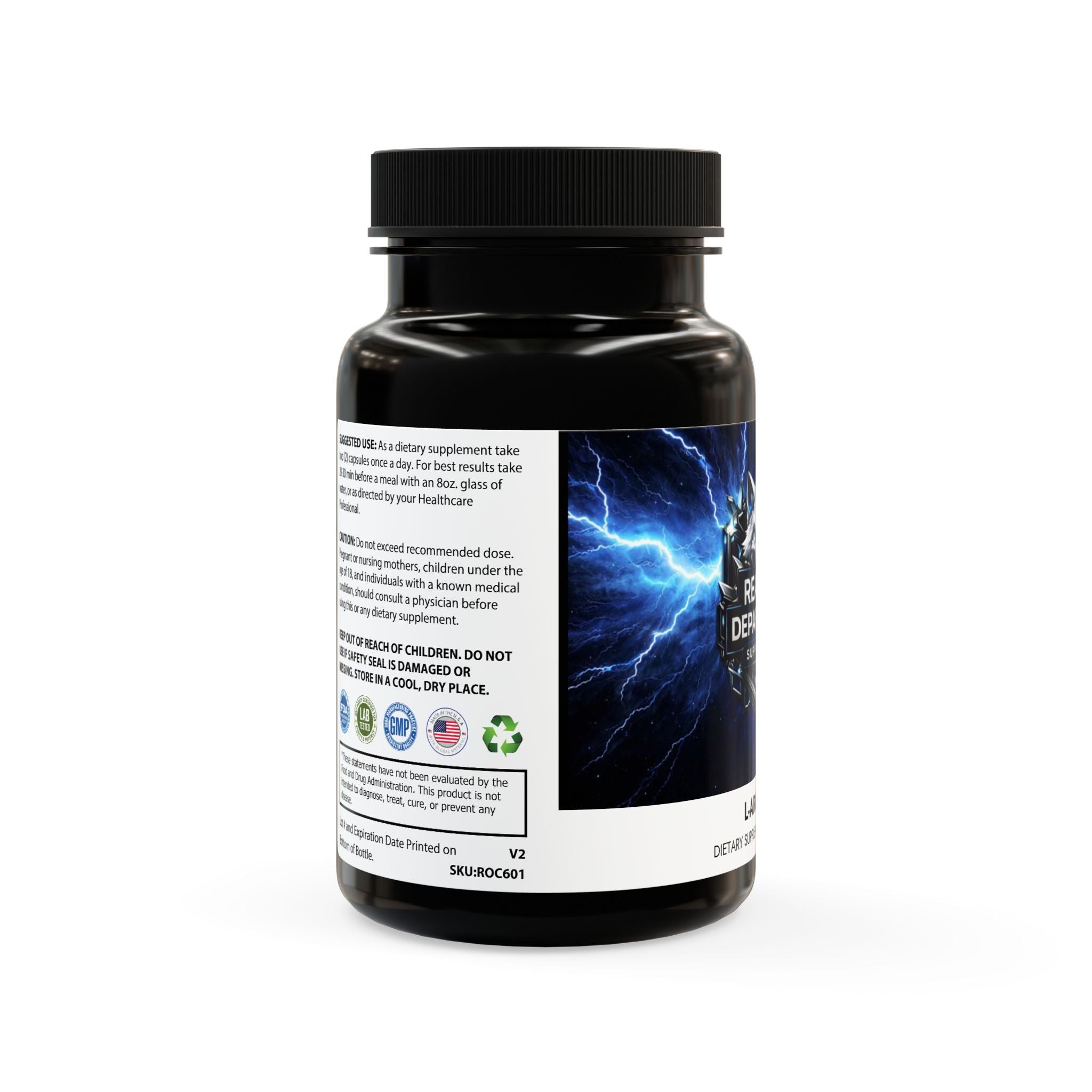 Reality Department - L-Arginine Supplement (60 Capsules)