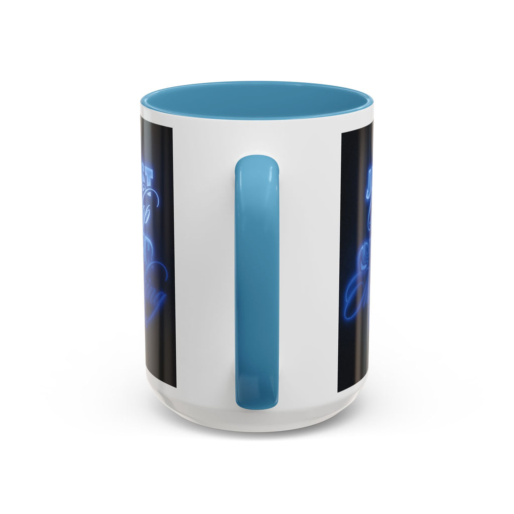 Reality Department - Just Stop Overthinking Neon Coffee Mug