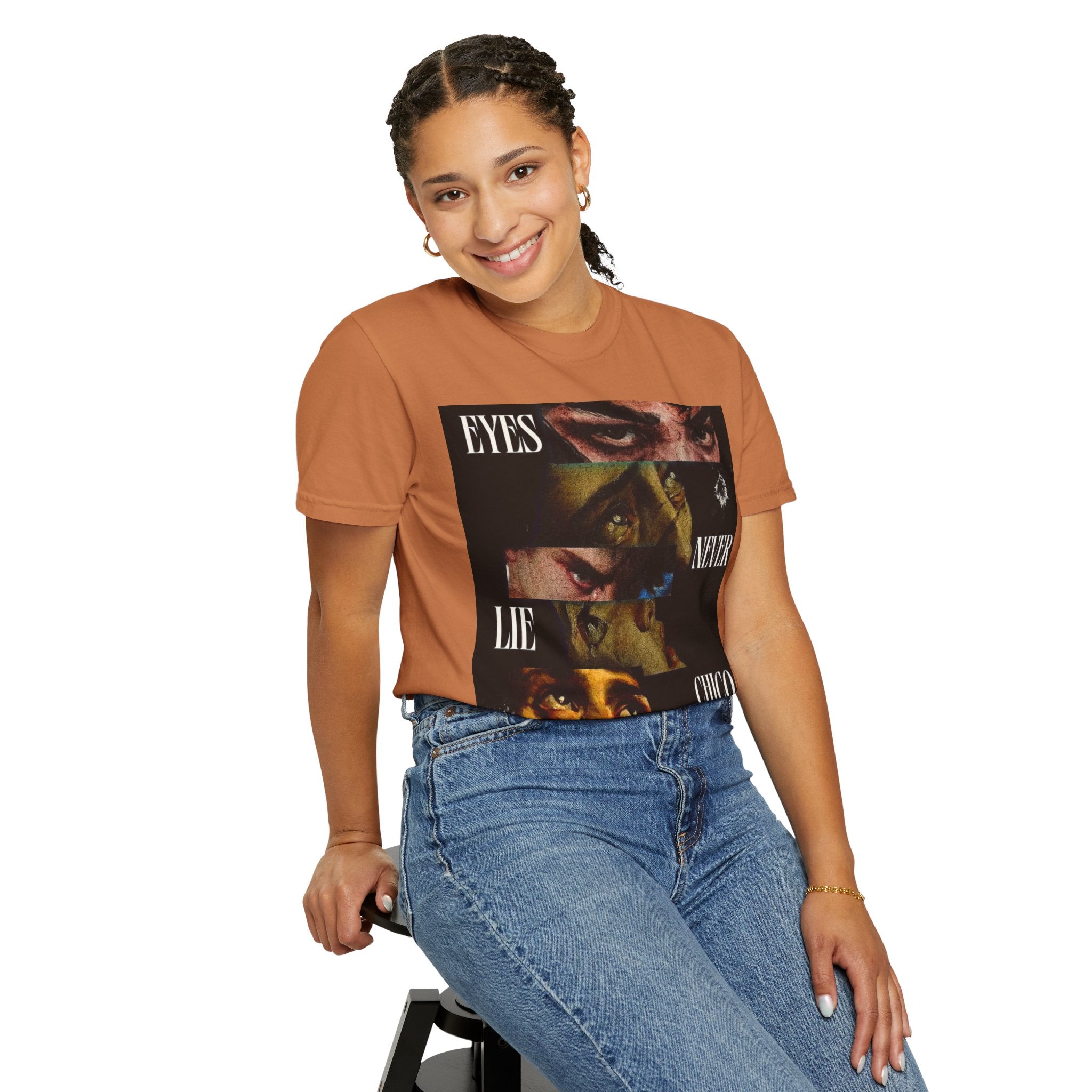 T-Shirt — ‘Eyes Never Lie Chico’ Graphic Tee
