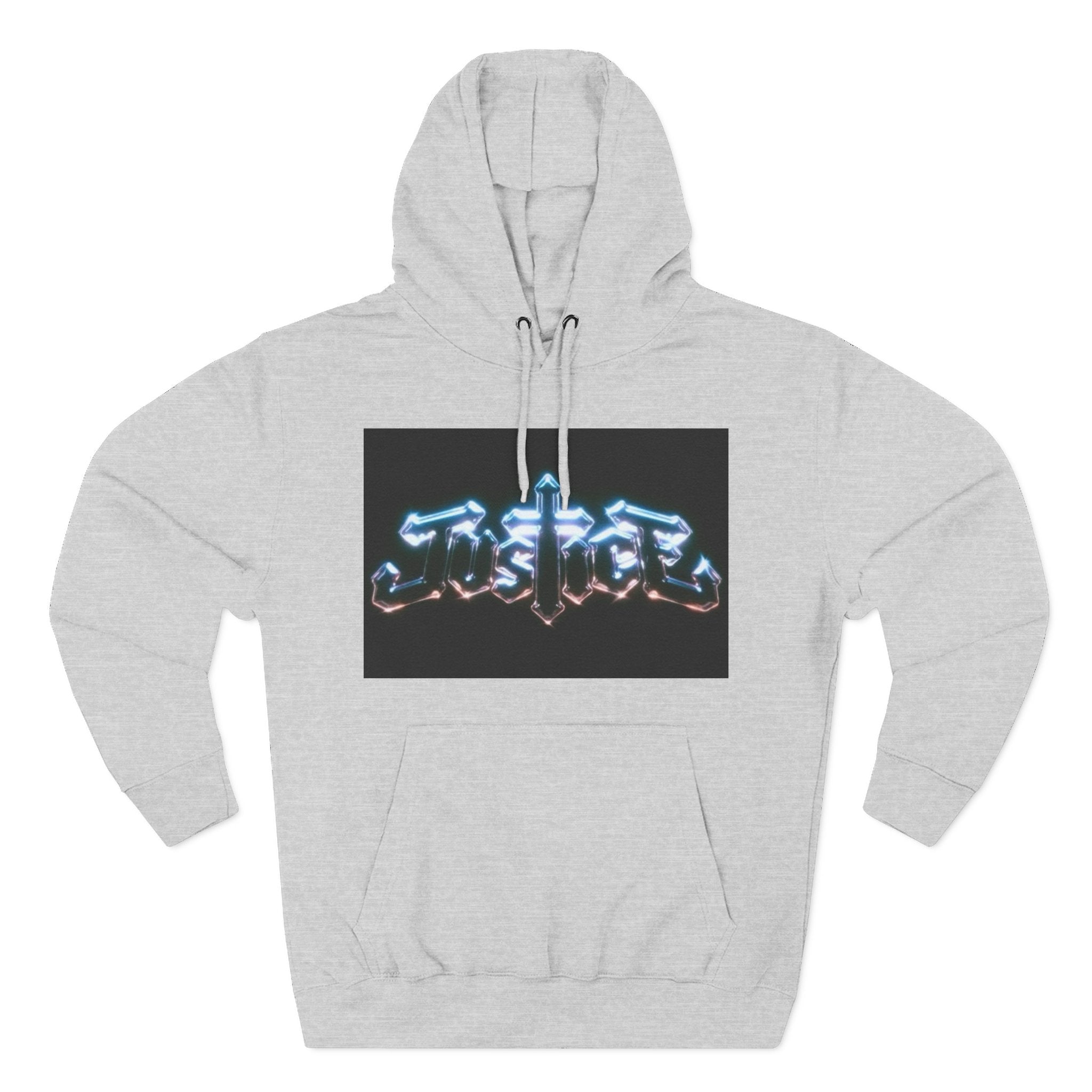 Crystal Three-Panel Metallic Graphic Fleece Hoodie