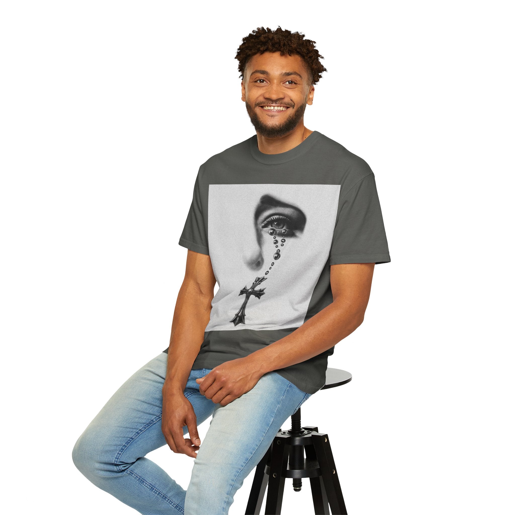 Tearful Eye & Cross Front