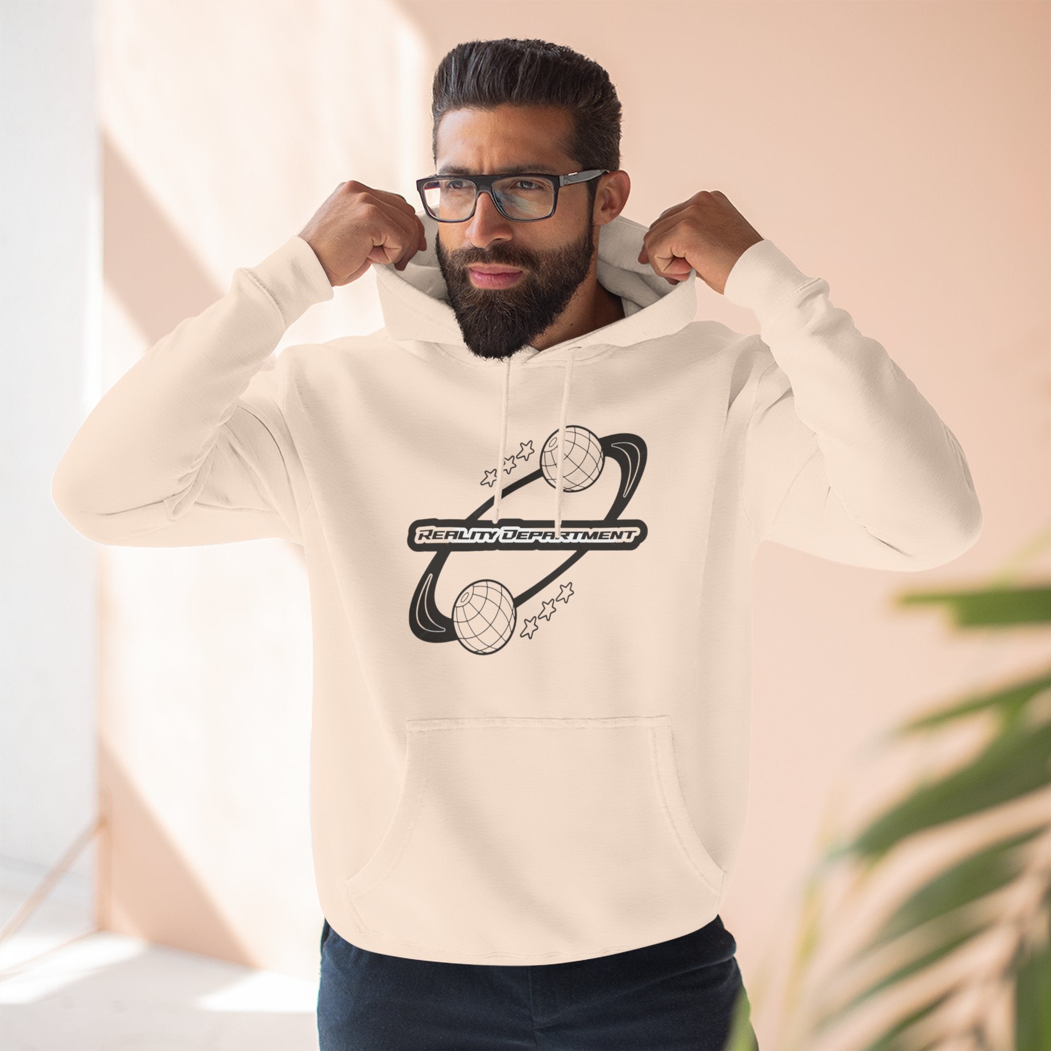 Reality Department - Ghost Face Back Print Hoodie