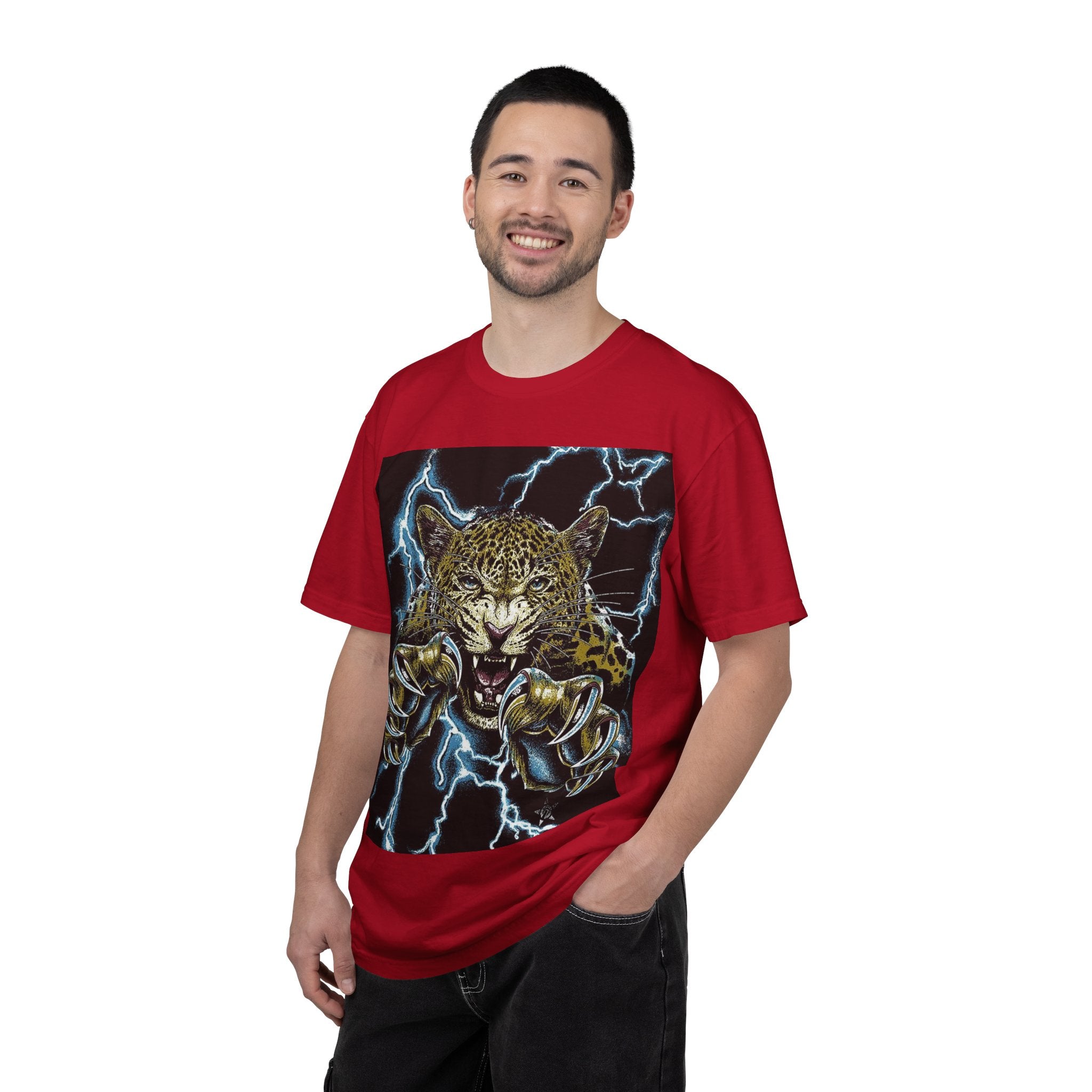 Reality Department - Leopard Strike Lightning Graphic Tee