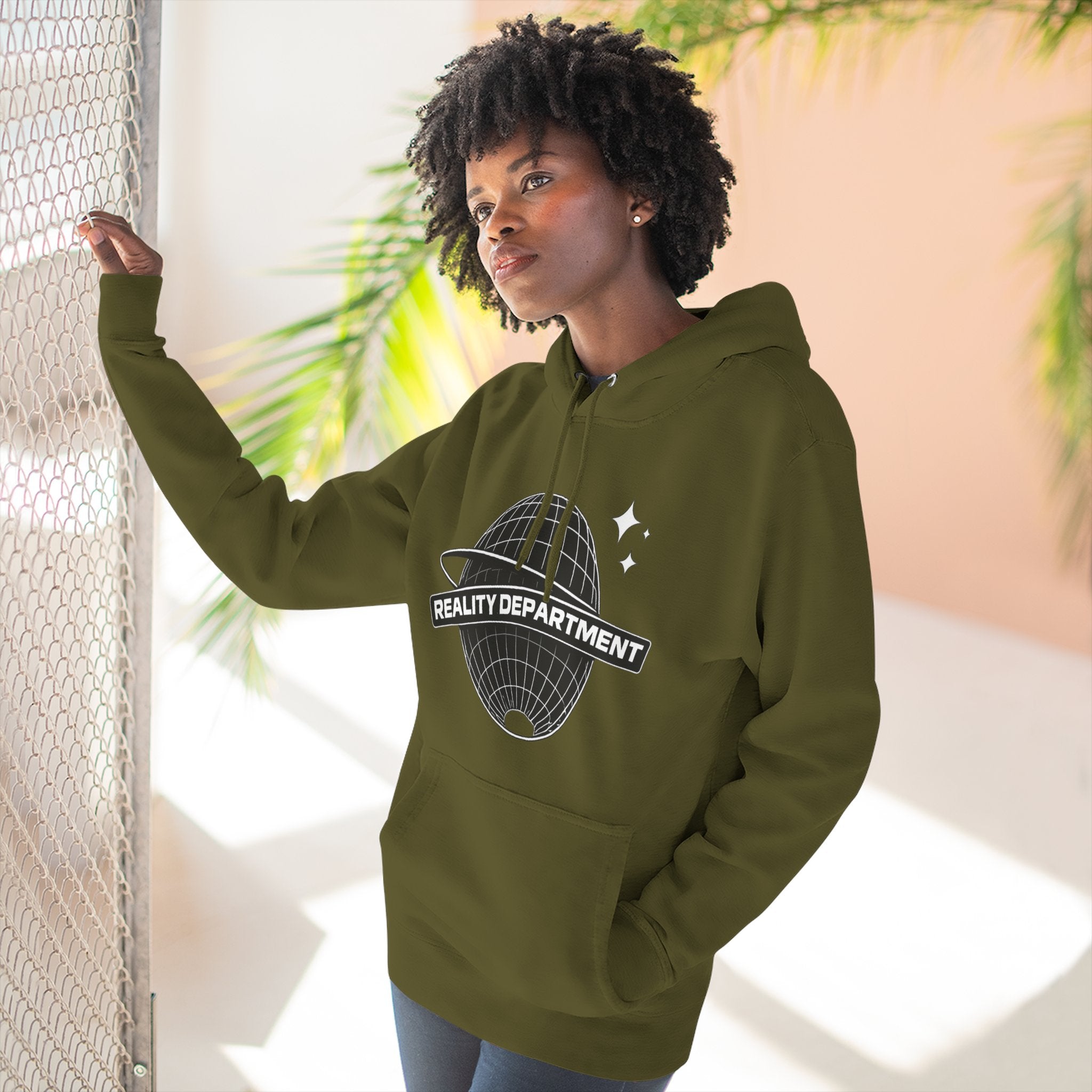 Reality Department Hoodie — 'Mart' Graphic Fleece Pullover