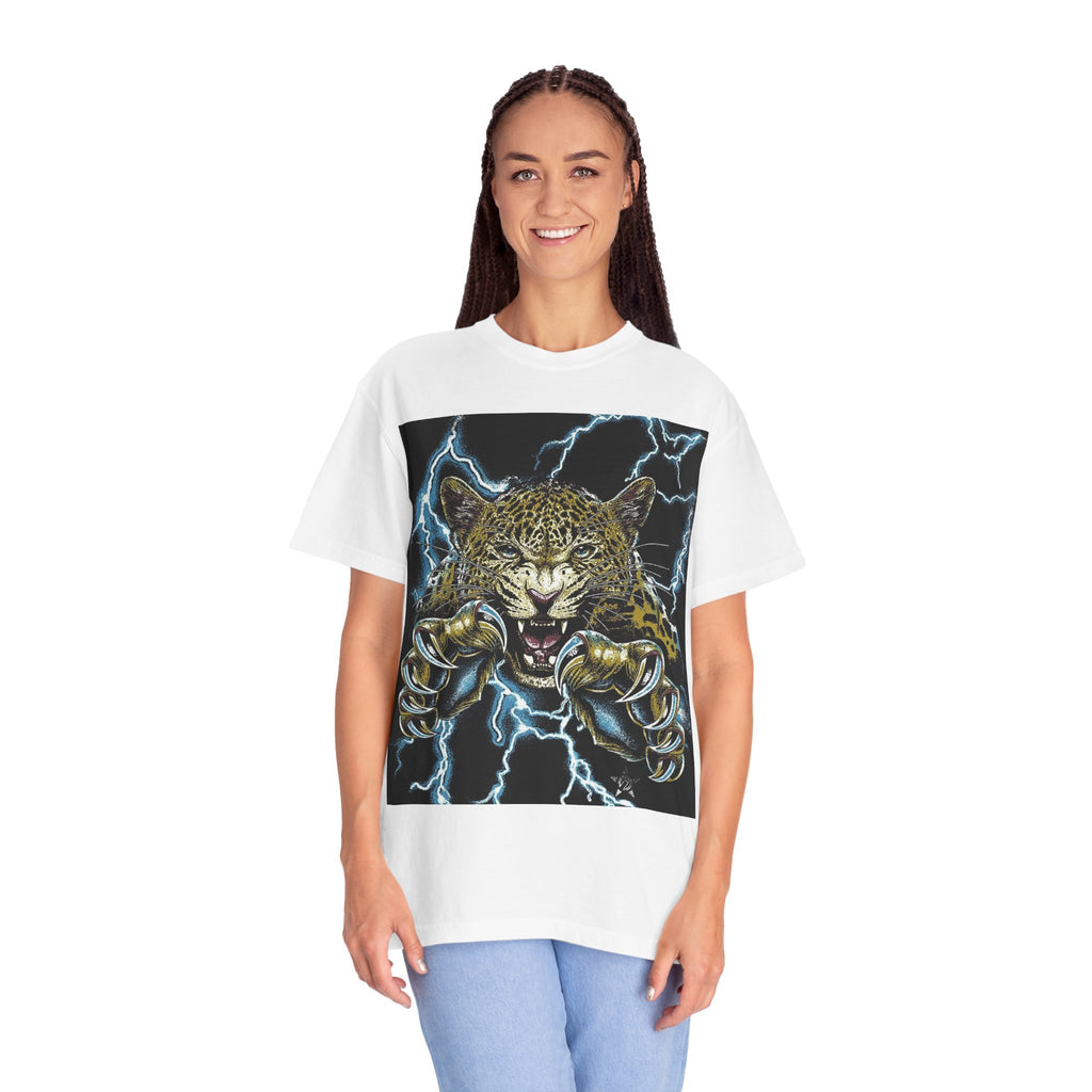 Reality Department - Leopard Strike Lightning Graphic Tee