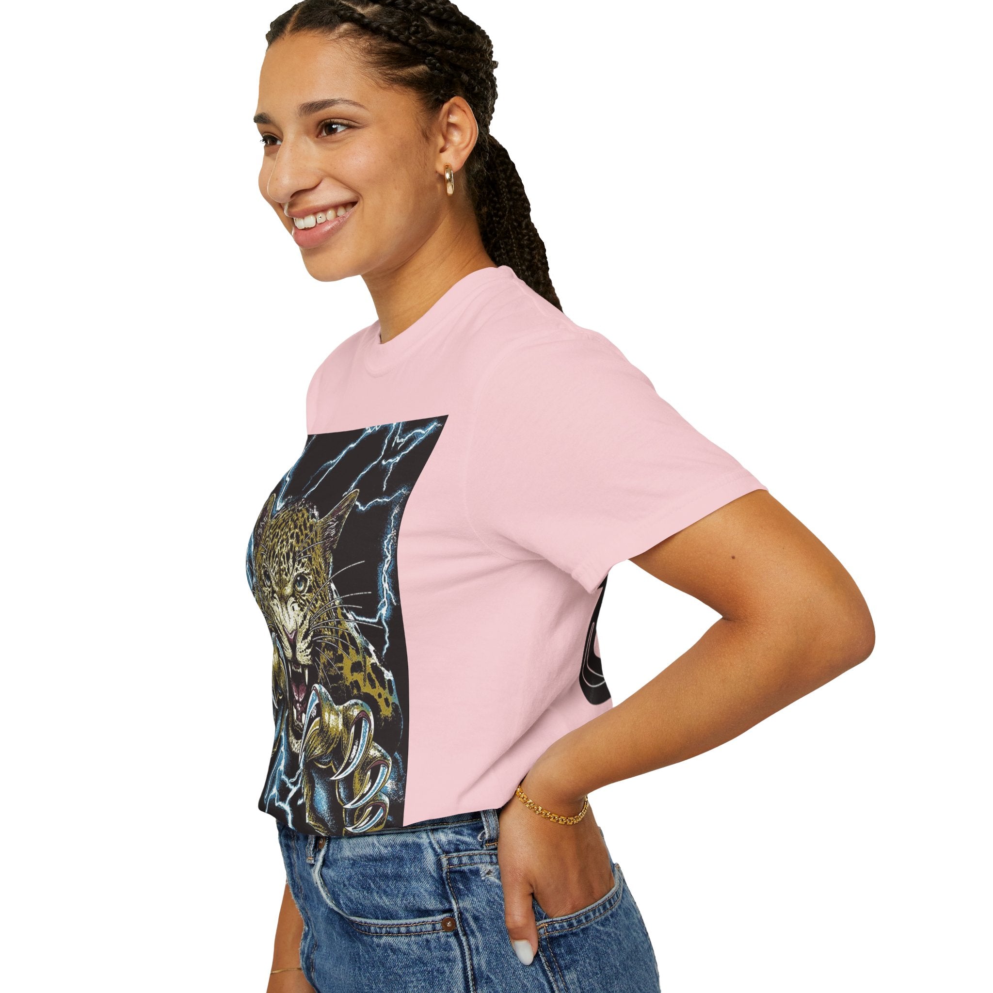 Reality Department - Leopard Strike Lightning Graphic Tee