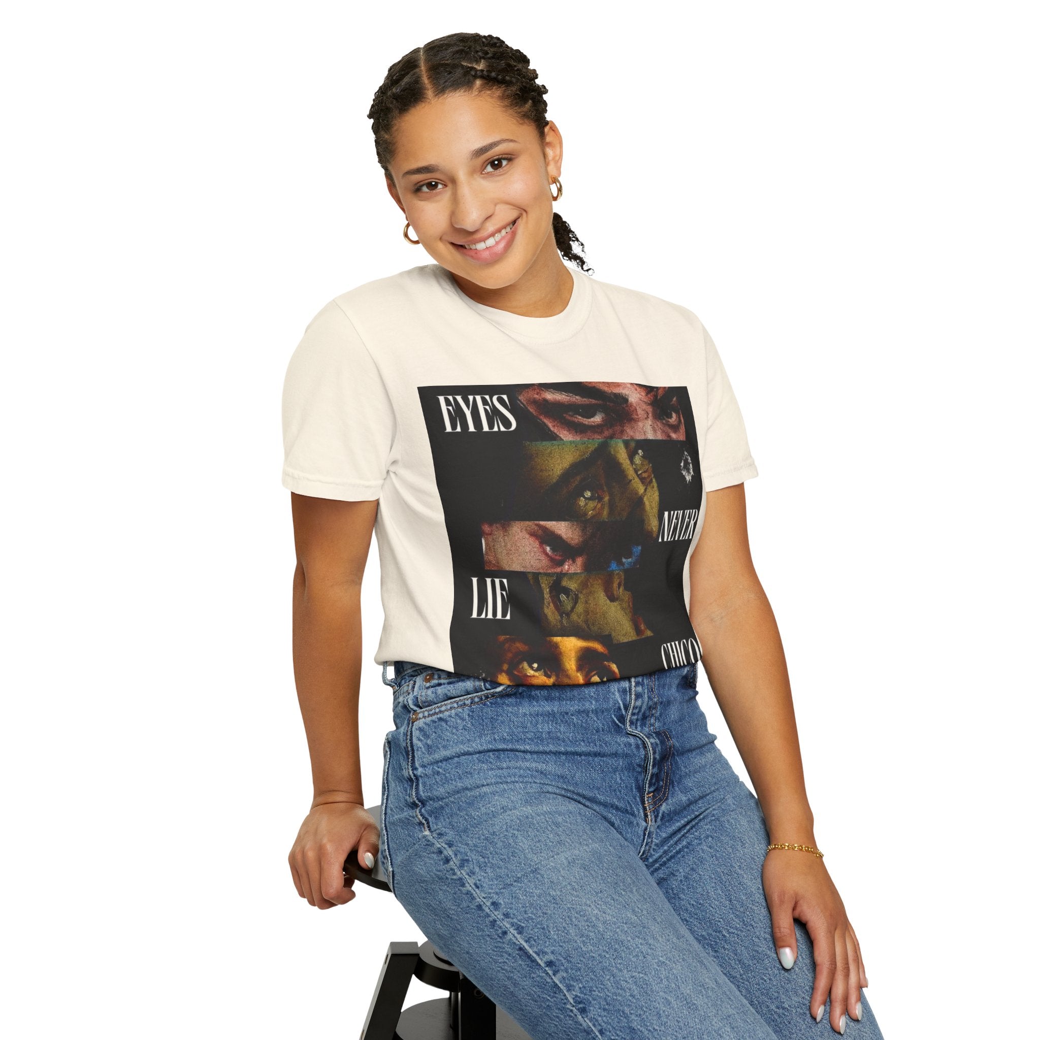 T-Shirt — ‘Eyes Never Lie Chico’ Graphic Tee