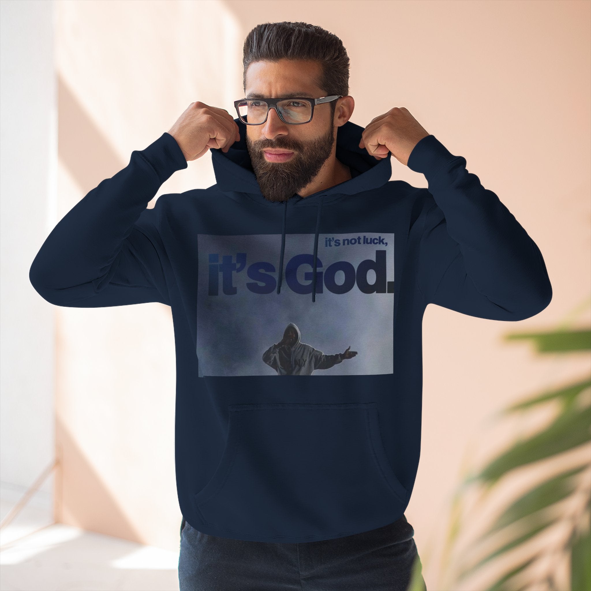 Reality Department - it's Not Luck it's God. Hoodie