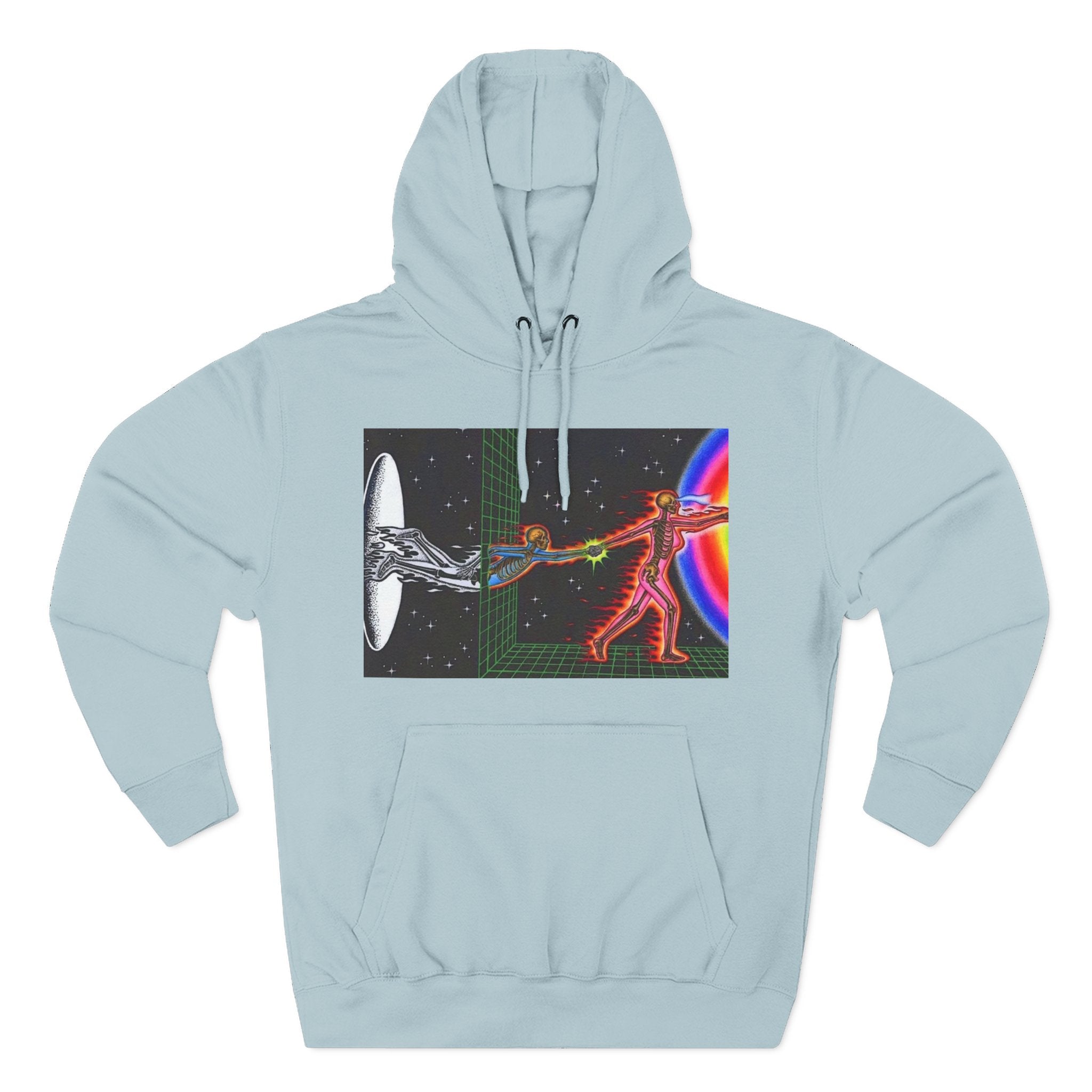 'Reality Department' - Cosmic Connection Hoodie Three‑Panel Fleece