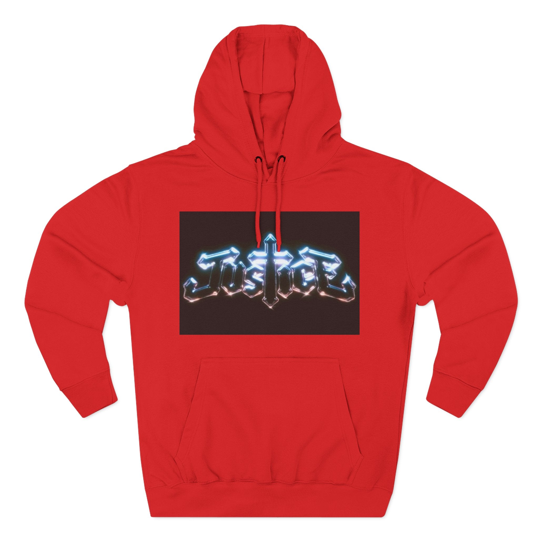 Crystal Three-Panel Metallic Graphic Fleece Hoodie