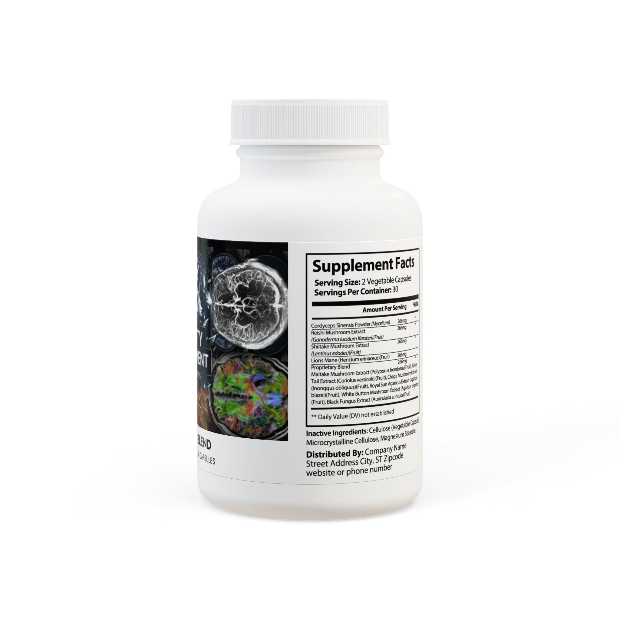 Reality Department - Mushroom Blend Supplement (60 Capsules)