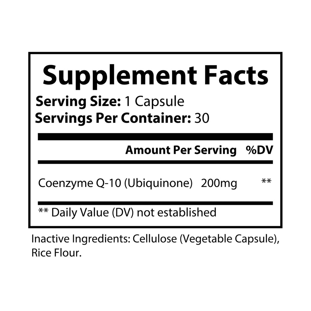 Reality Department - CoQ10 (Ubiquinone) Supplement (30 Capsules)
