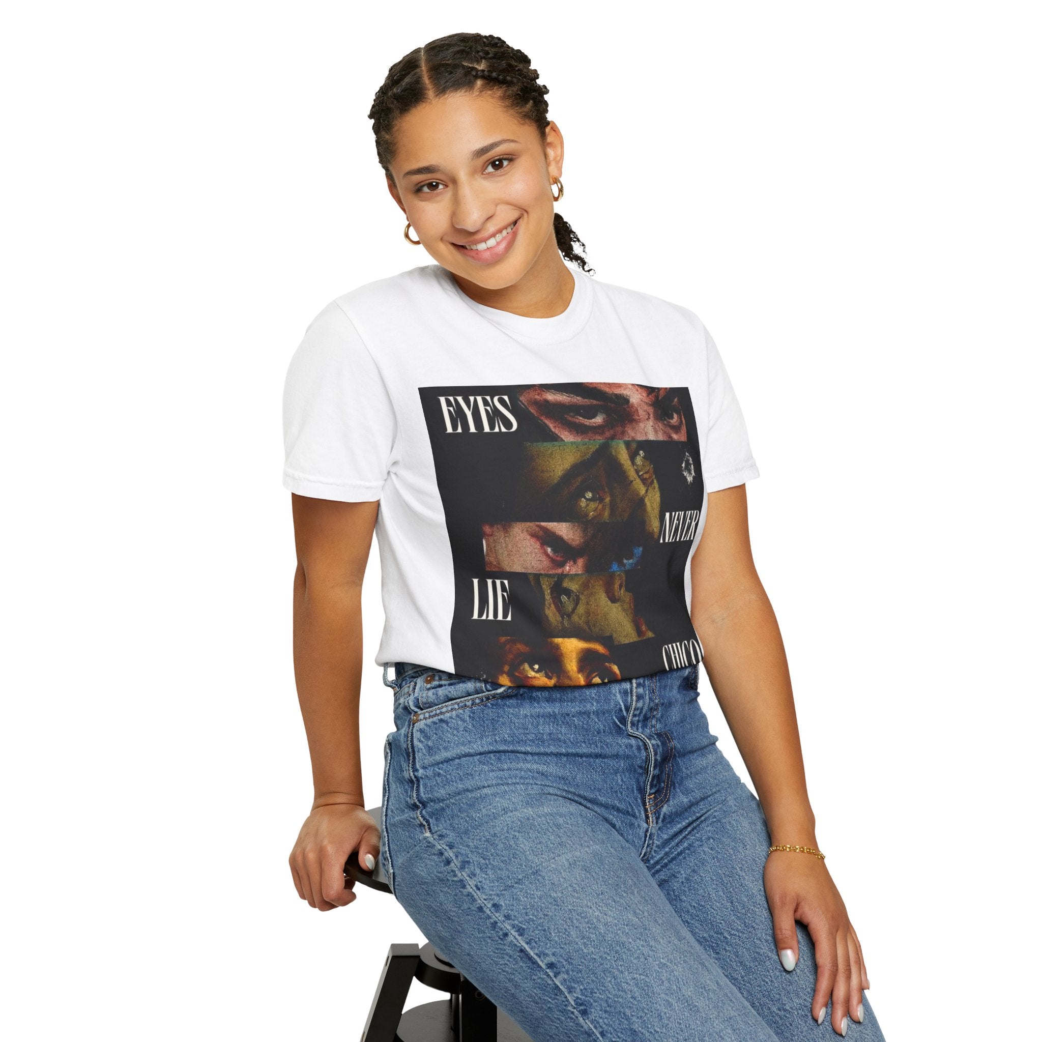 T-Shirt — ‘Eyes Never Lie Chico’ Graphic Tee