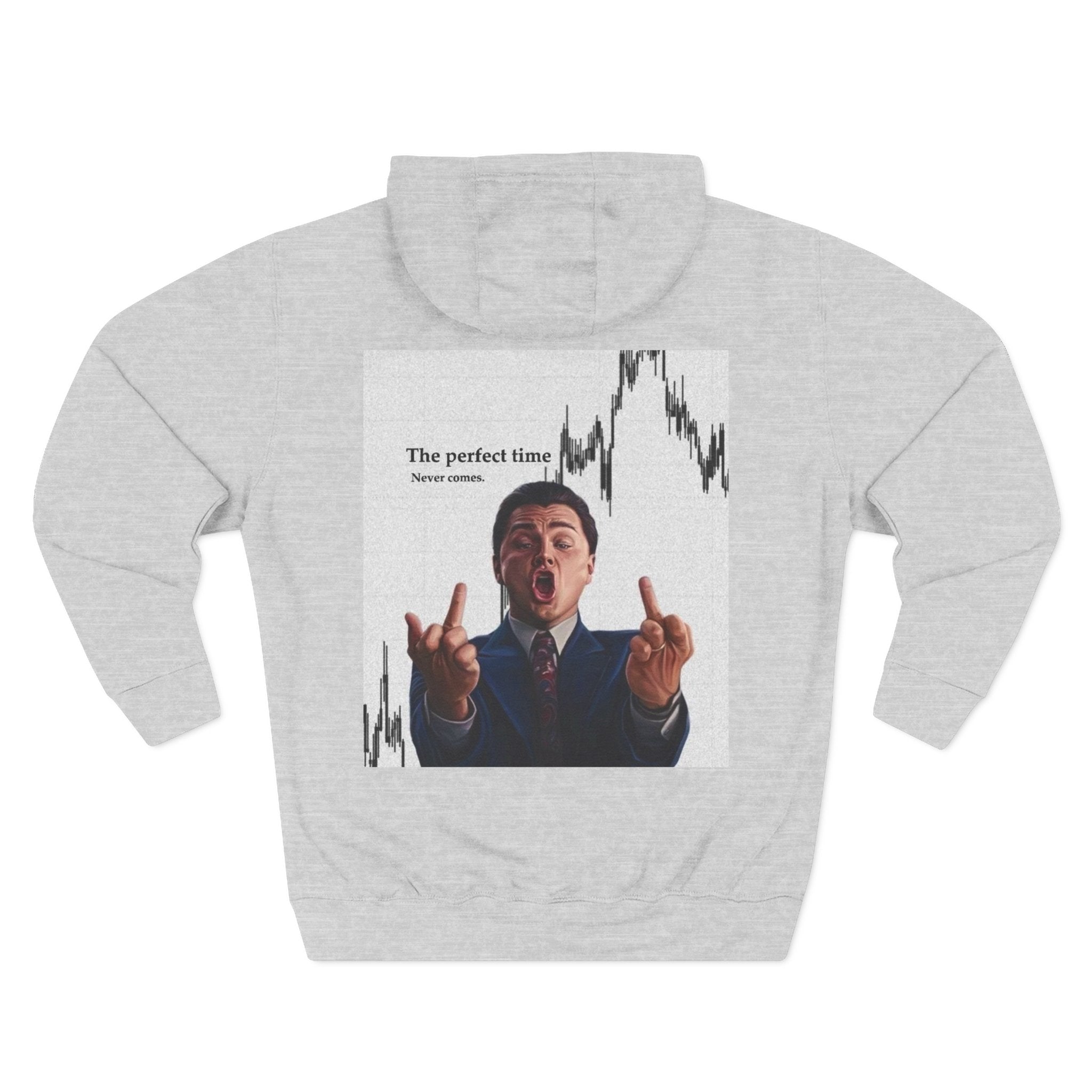 "The Perfect Time" Graphic Fleece Hoodie