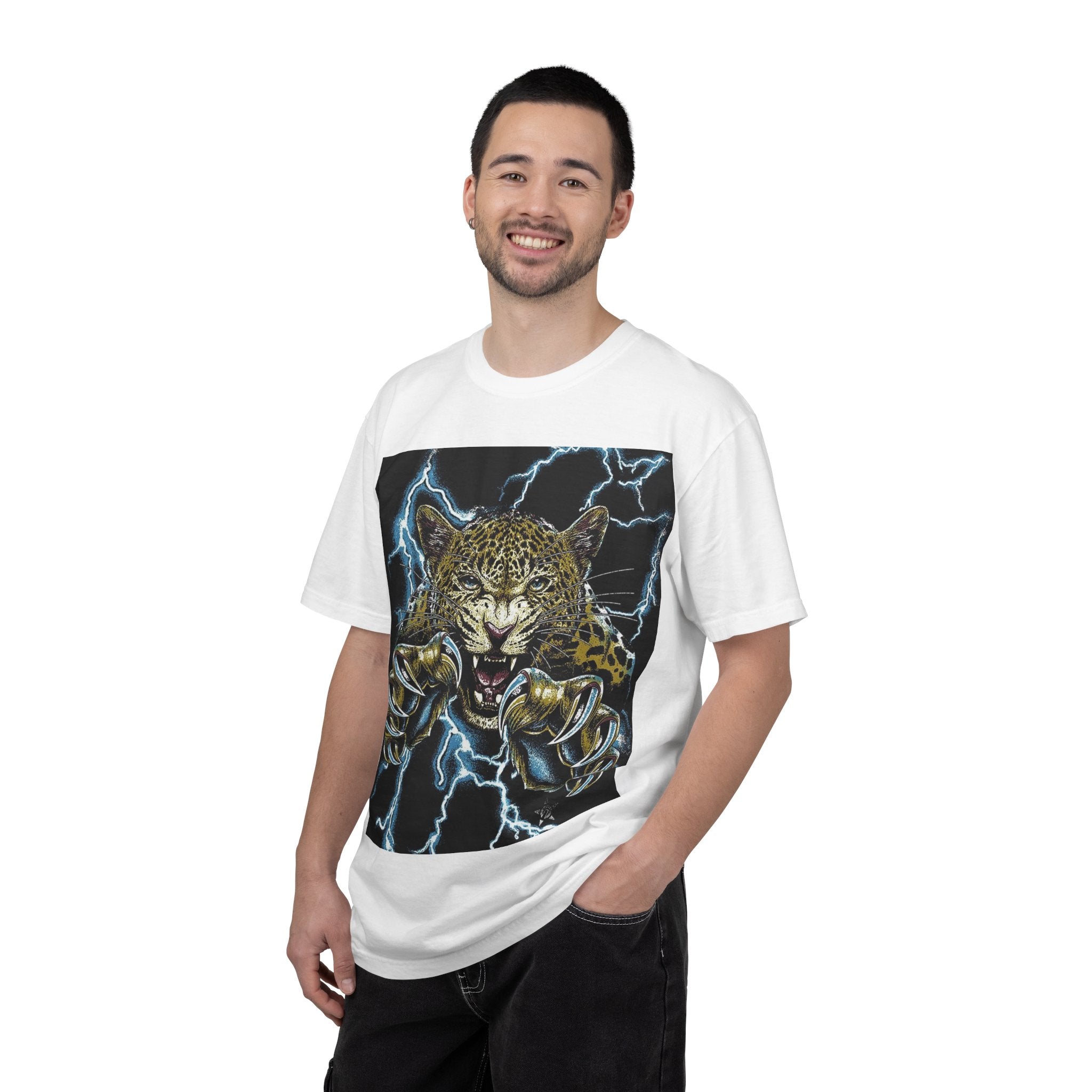 Reality Department - Leopard Strike Lightning Graphic Tee
