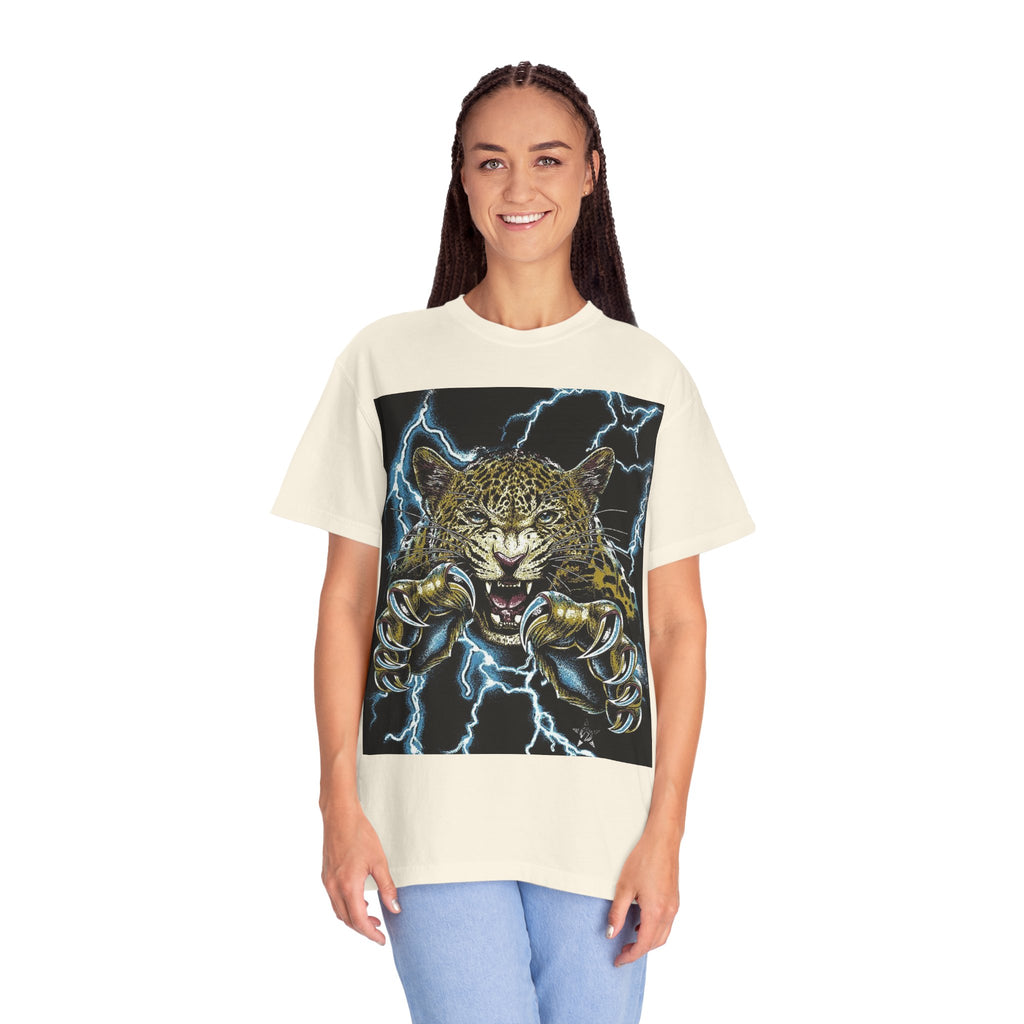 Reality Department - Leopard Strike Lightning Graphic Tee