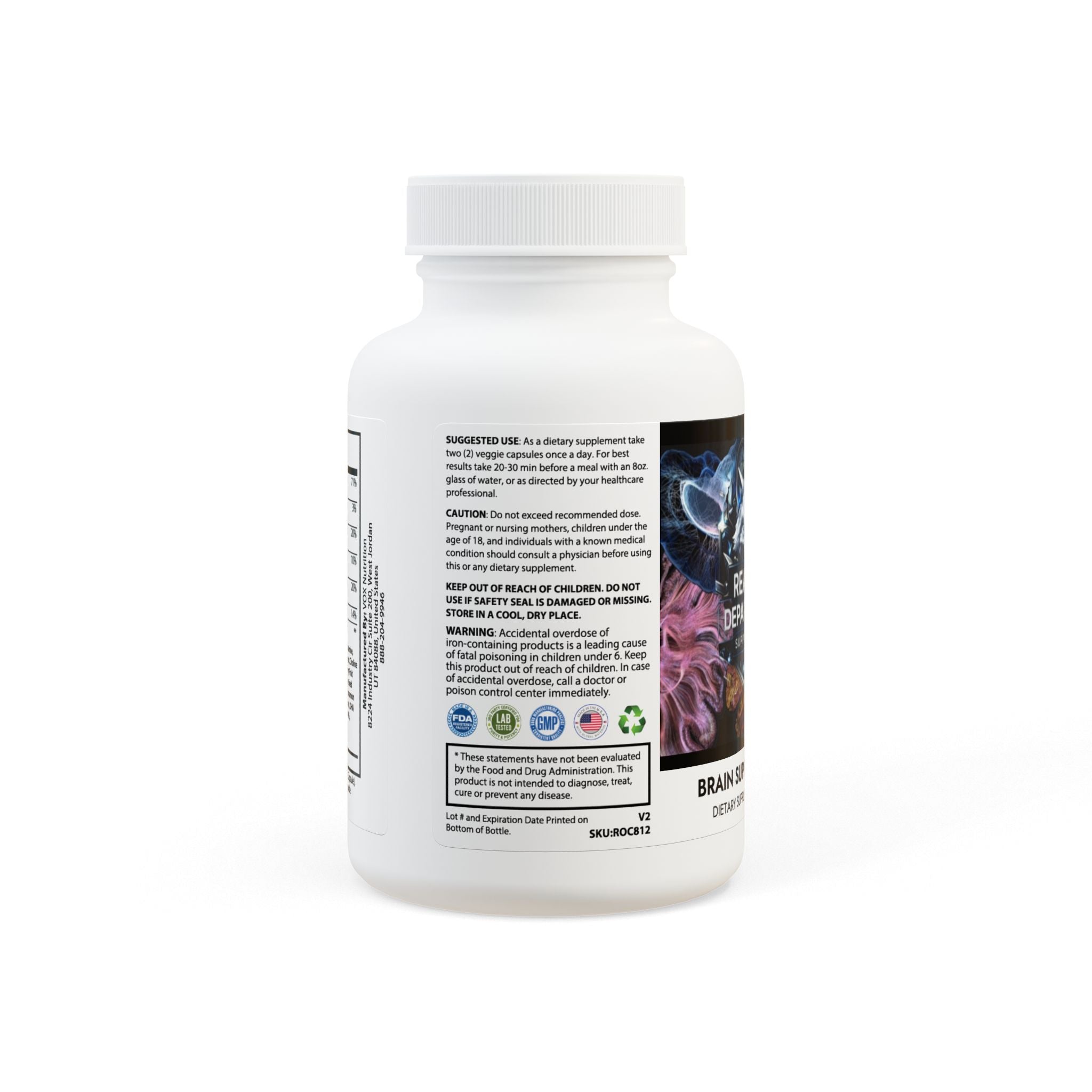 Reality Department - Brain Support Complex Supplement (60 Capsules)