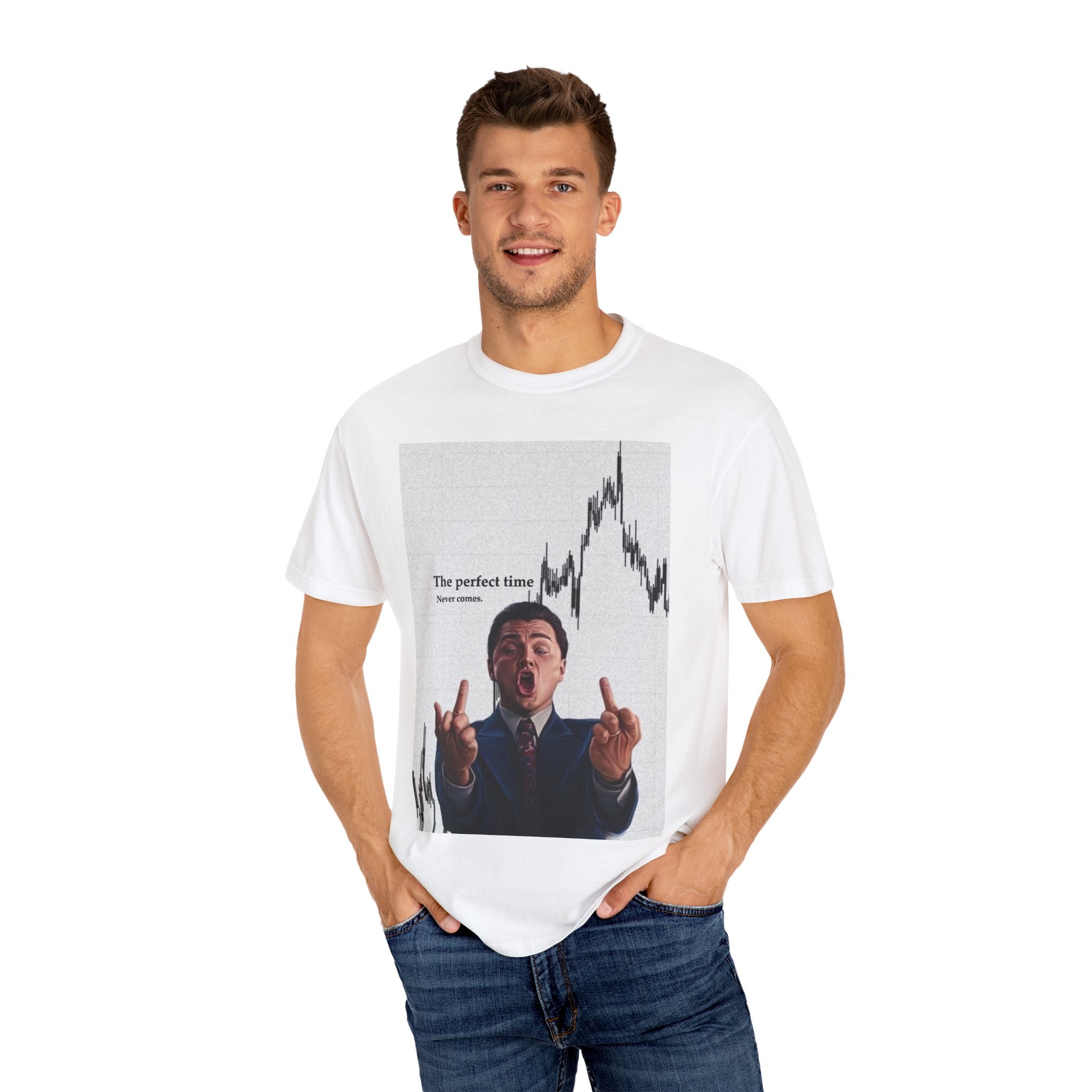 'The Perfect Time' Stock Market Graphic Tee