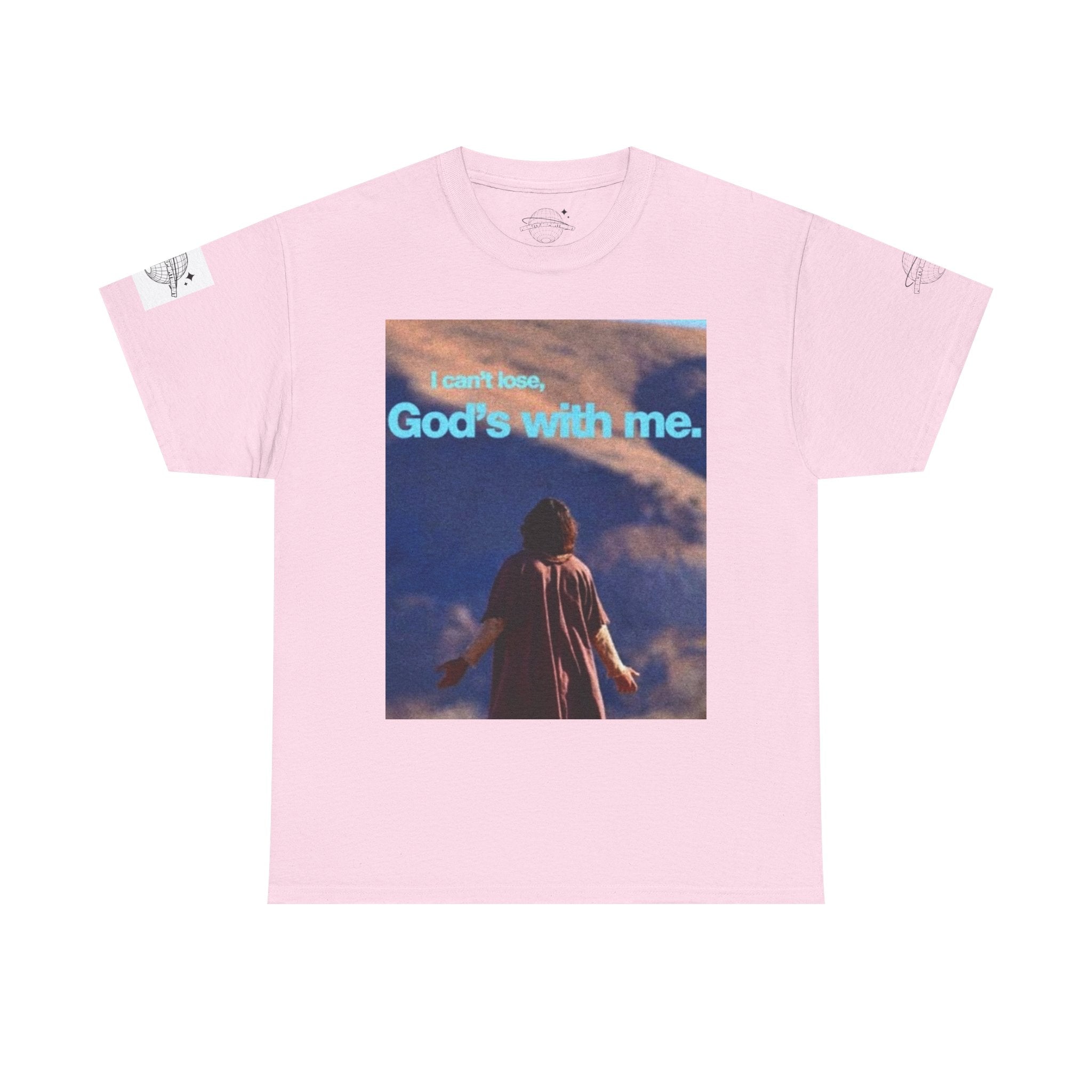 Reality Department - God's With Me Heavy Cotton Tee