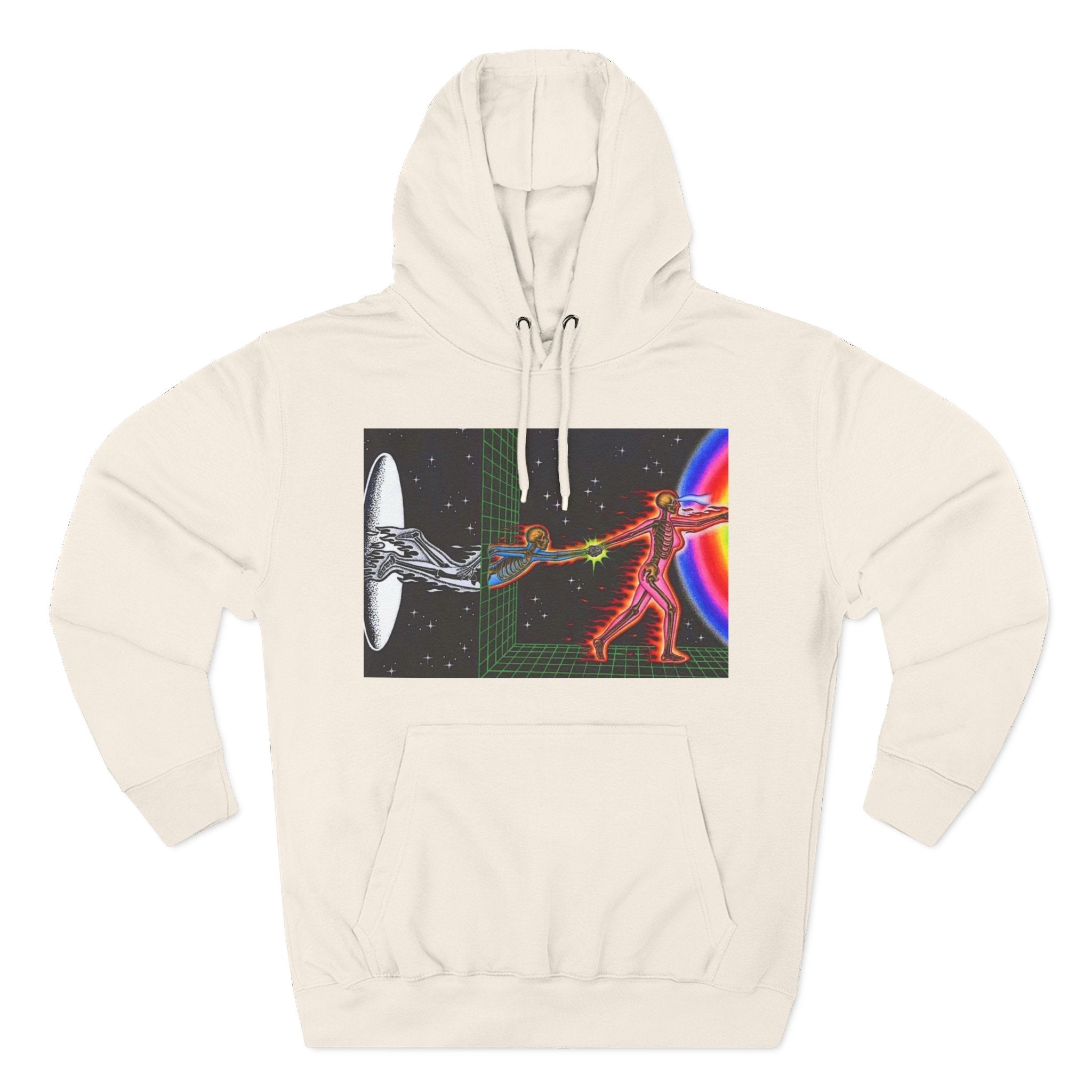 'Reality Department' - Cosmic Connection Hoodie Three‑Panel Fleece