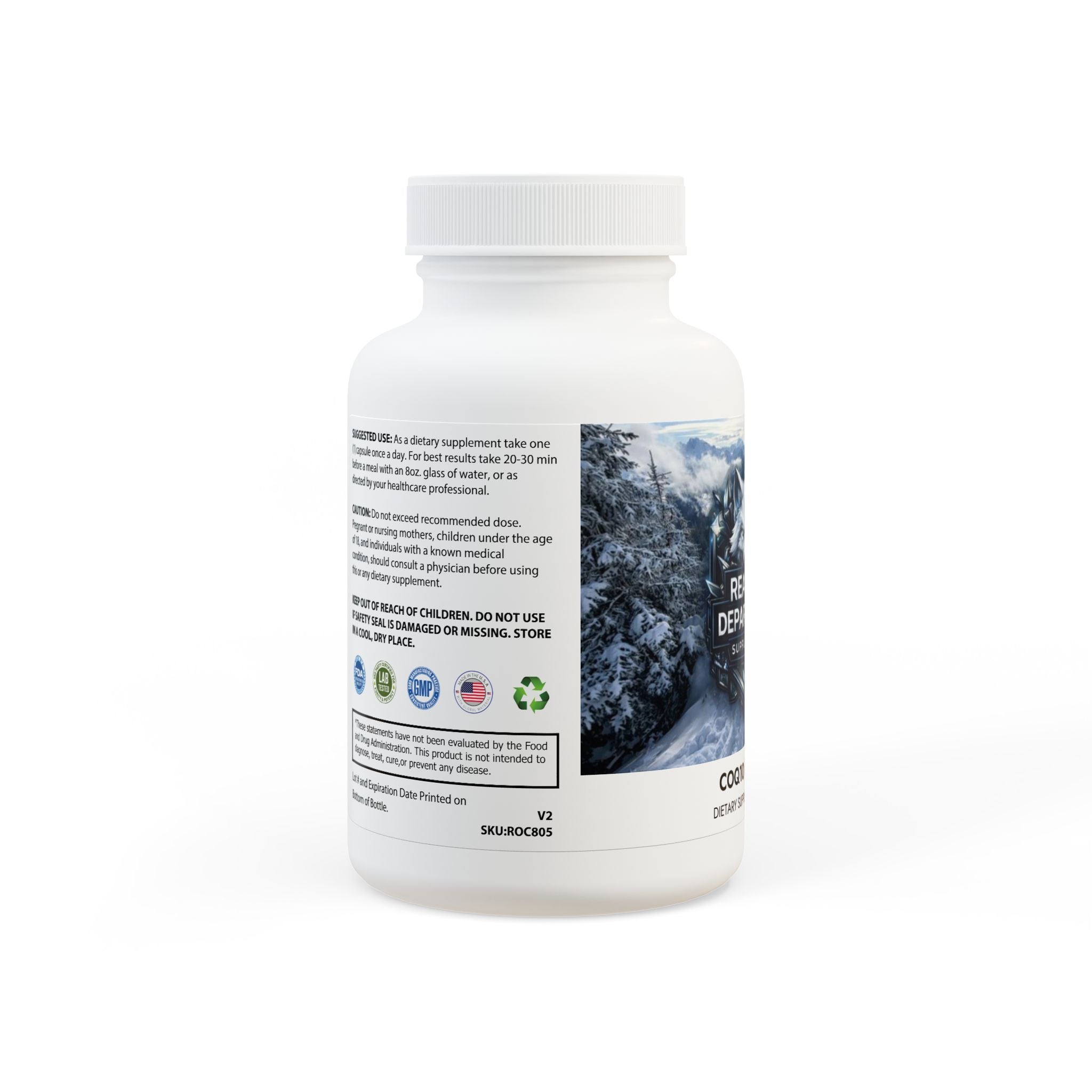 Reality Department - CoQ10 (Ubiquinone) Supplement (30 Capsules)