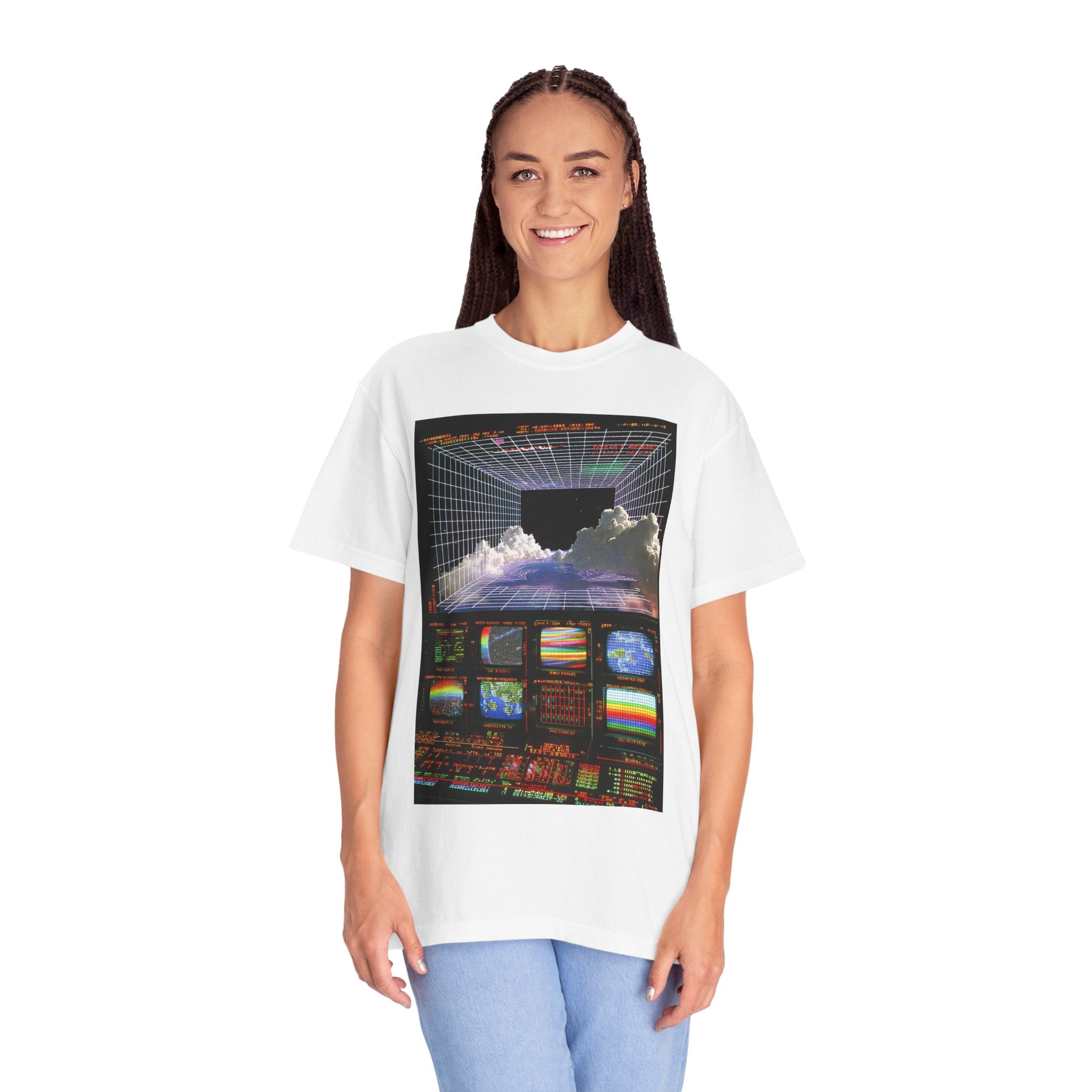 'Reality Department' - Graphic Retro Vaporwave Tee