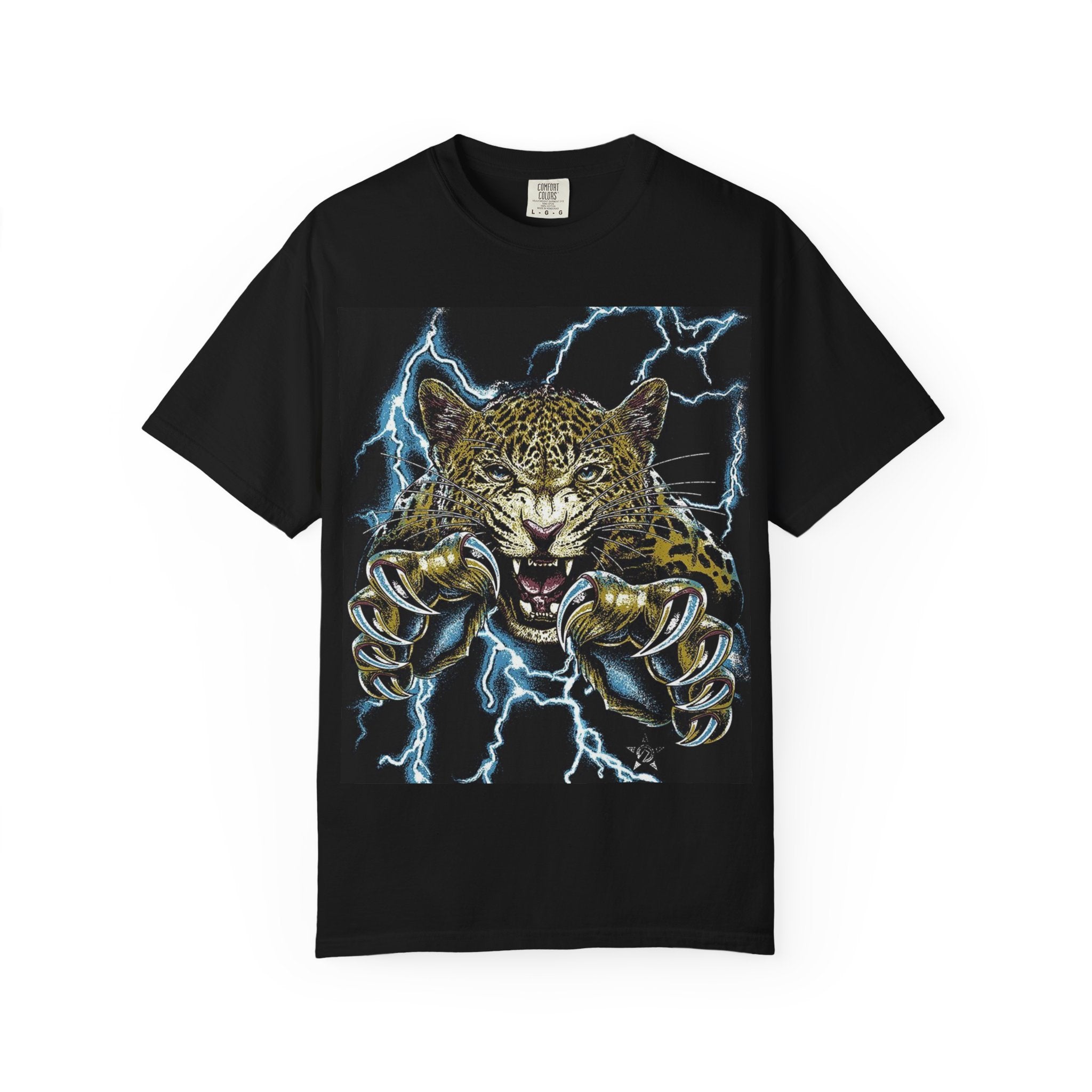 Reality Department - Leopard Strike Lightning Graphic Tee