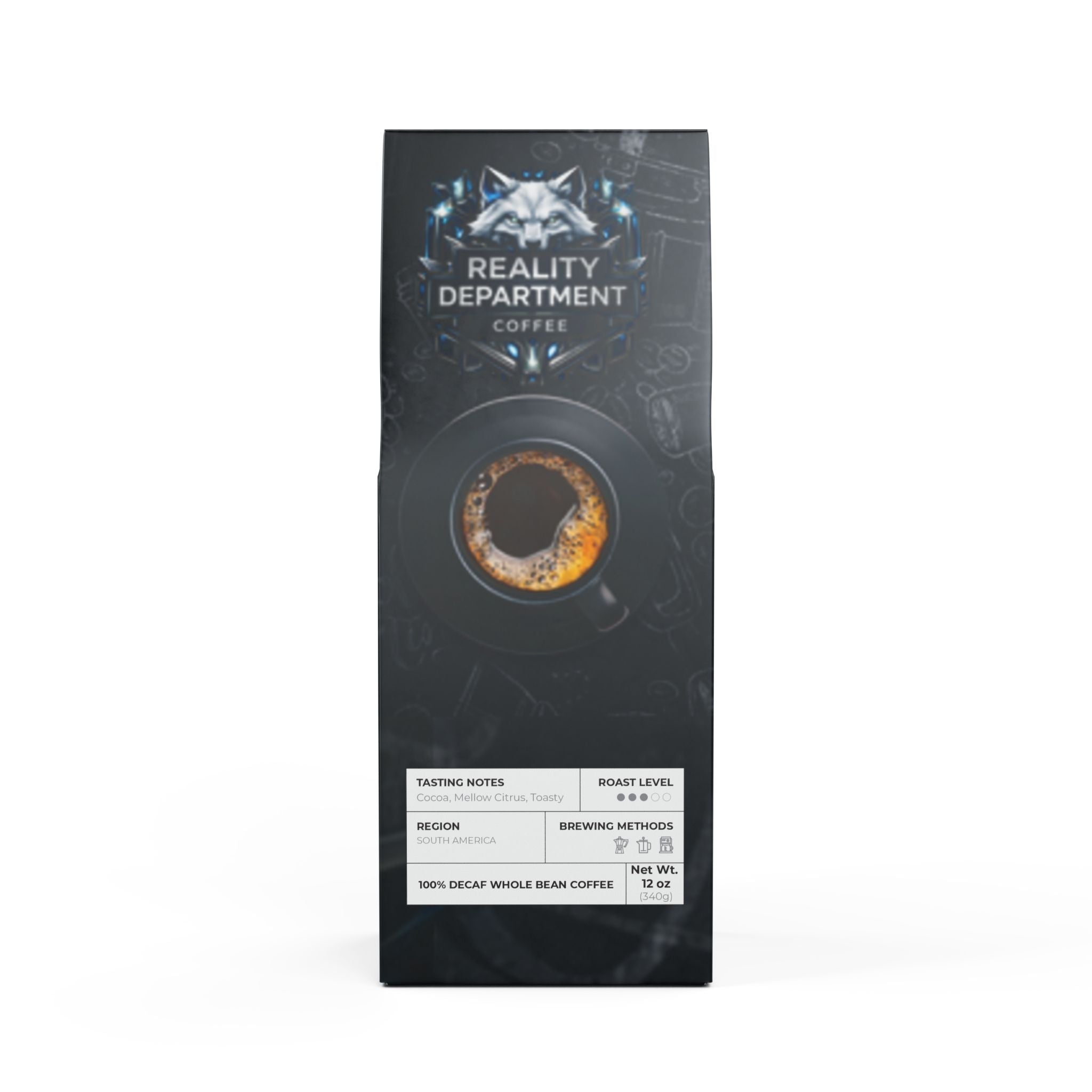 Reality Department - Trapper Peak Decaf Coffee Blend (Medium Roast)
