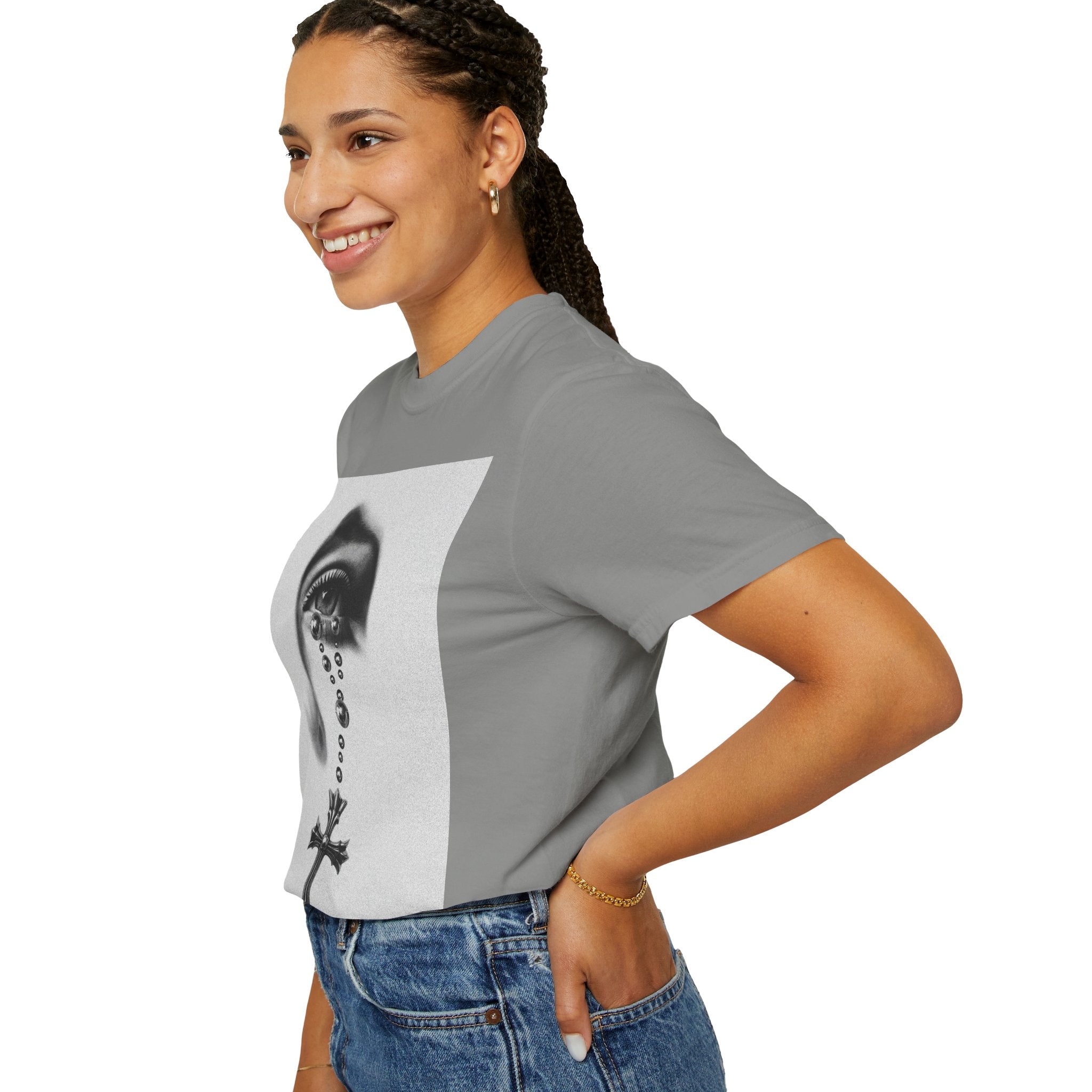 Tearful Eye & Cross Front