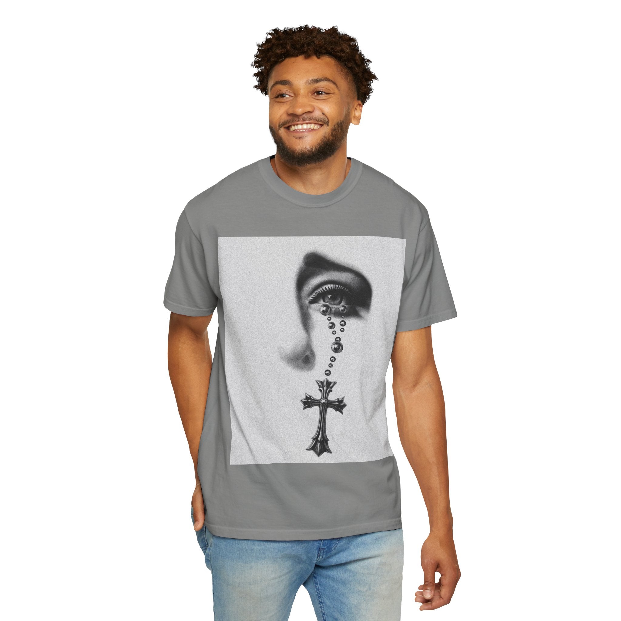 Tearful Eye & Cross Front