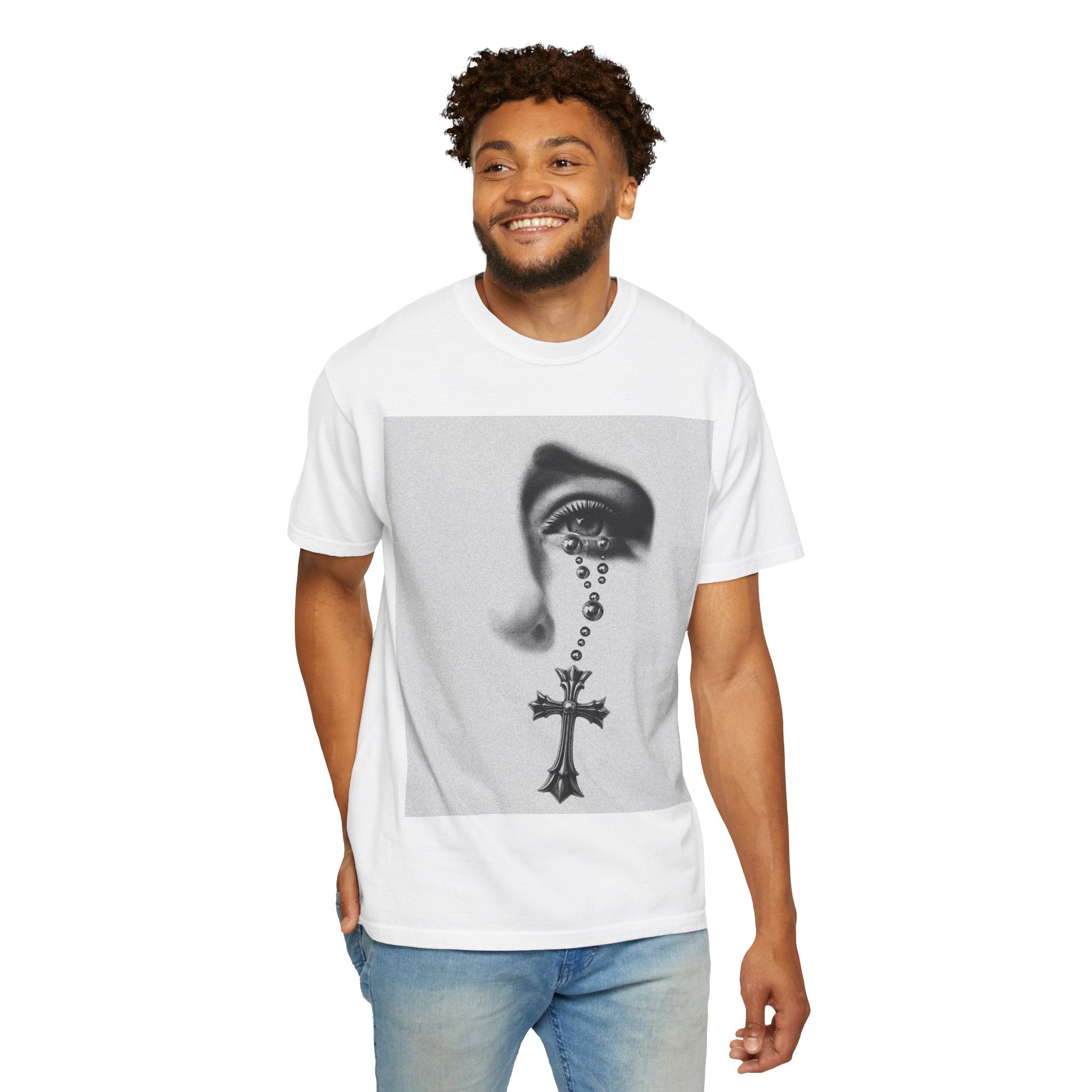 Tearful Eye & Cross Front