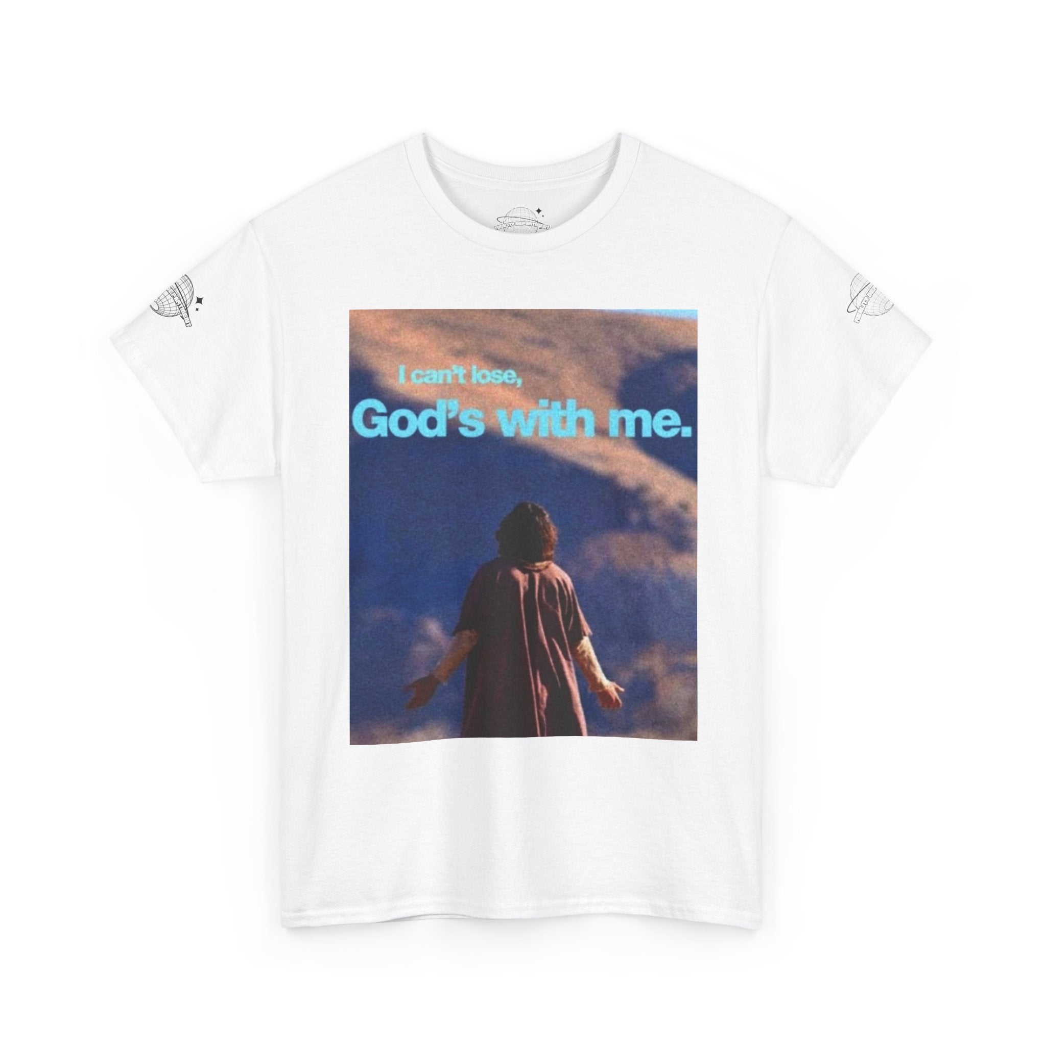 Reality Department - God's With Me Heavy Cotton Tee