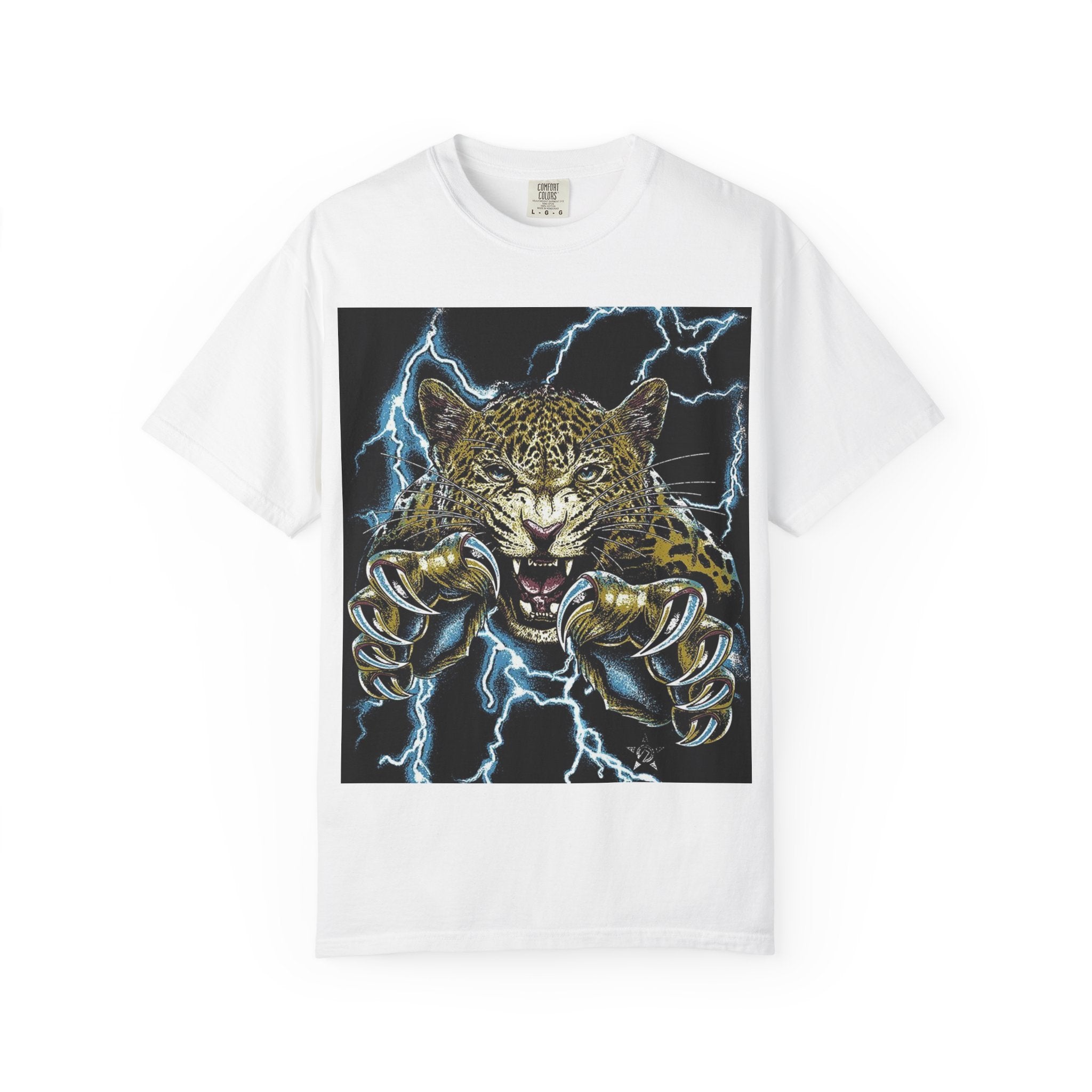 Reality Department - Leopard Strike Lightning Graphic Tee