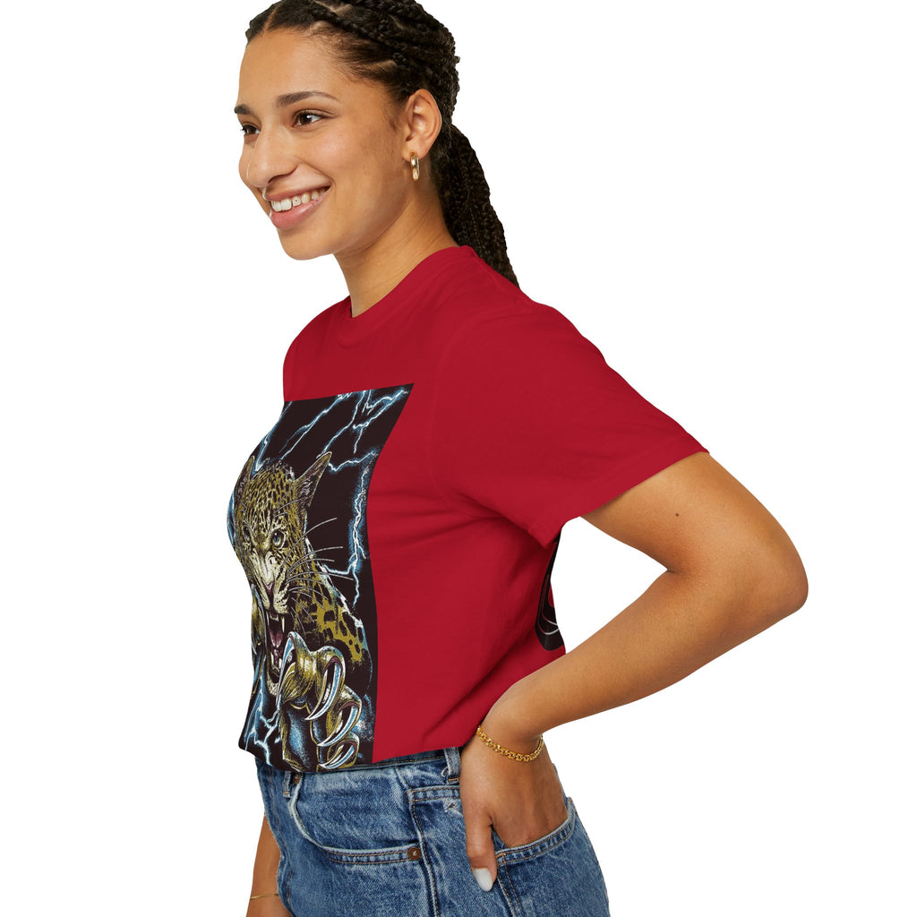 Reality Department - Leopard Strike Lightning Graphic Tee