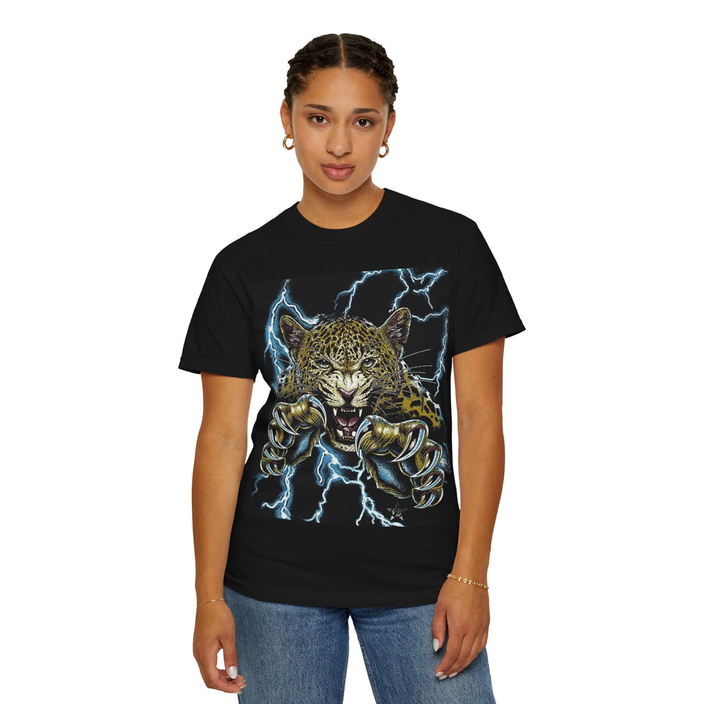 Reality Department - Leopard Strike Lightning Graphic Tee