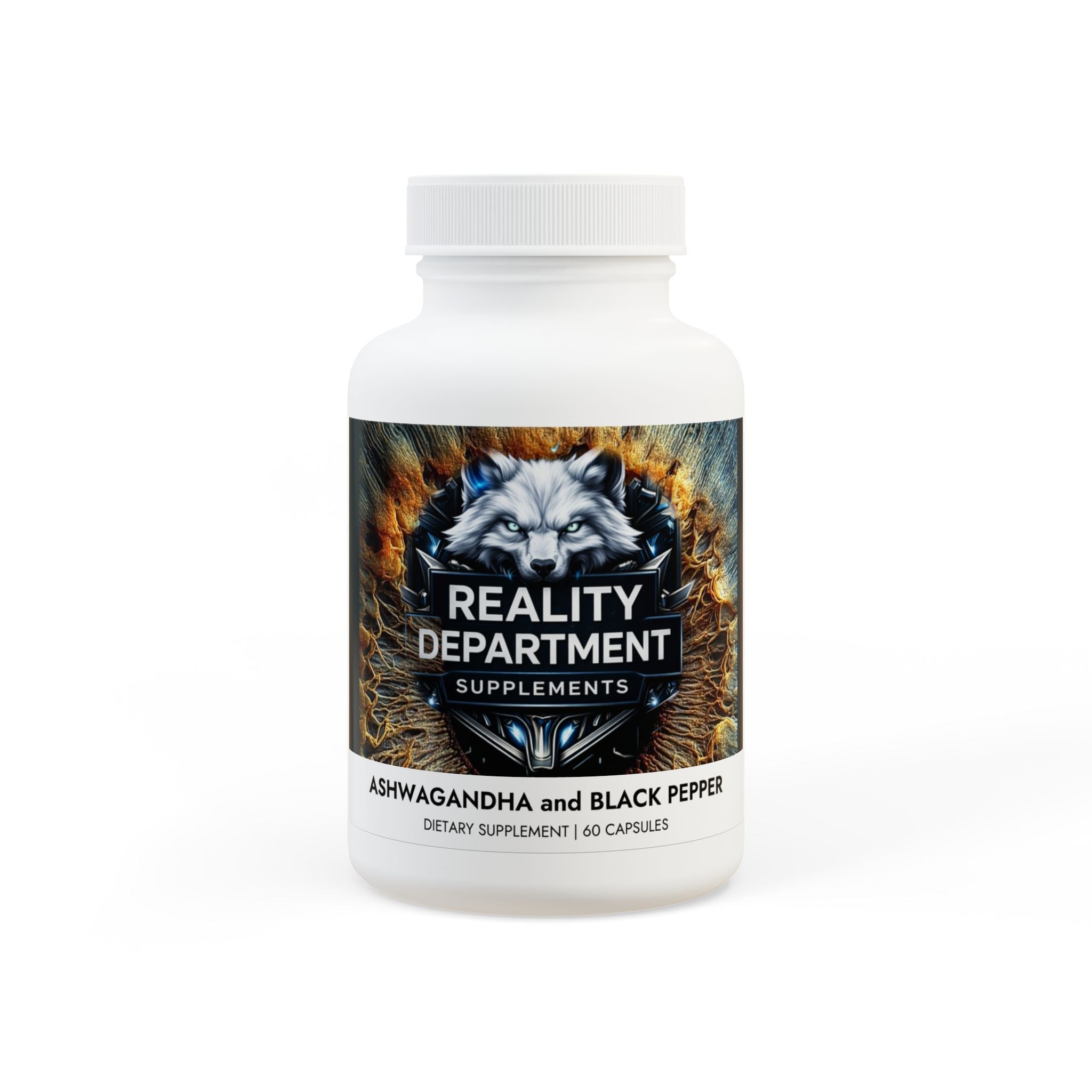Reality Department - Ashwagandha and Black Pepper Supplement (60 capsules)