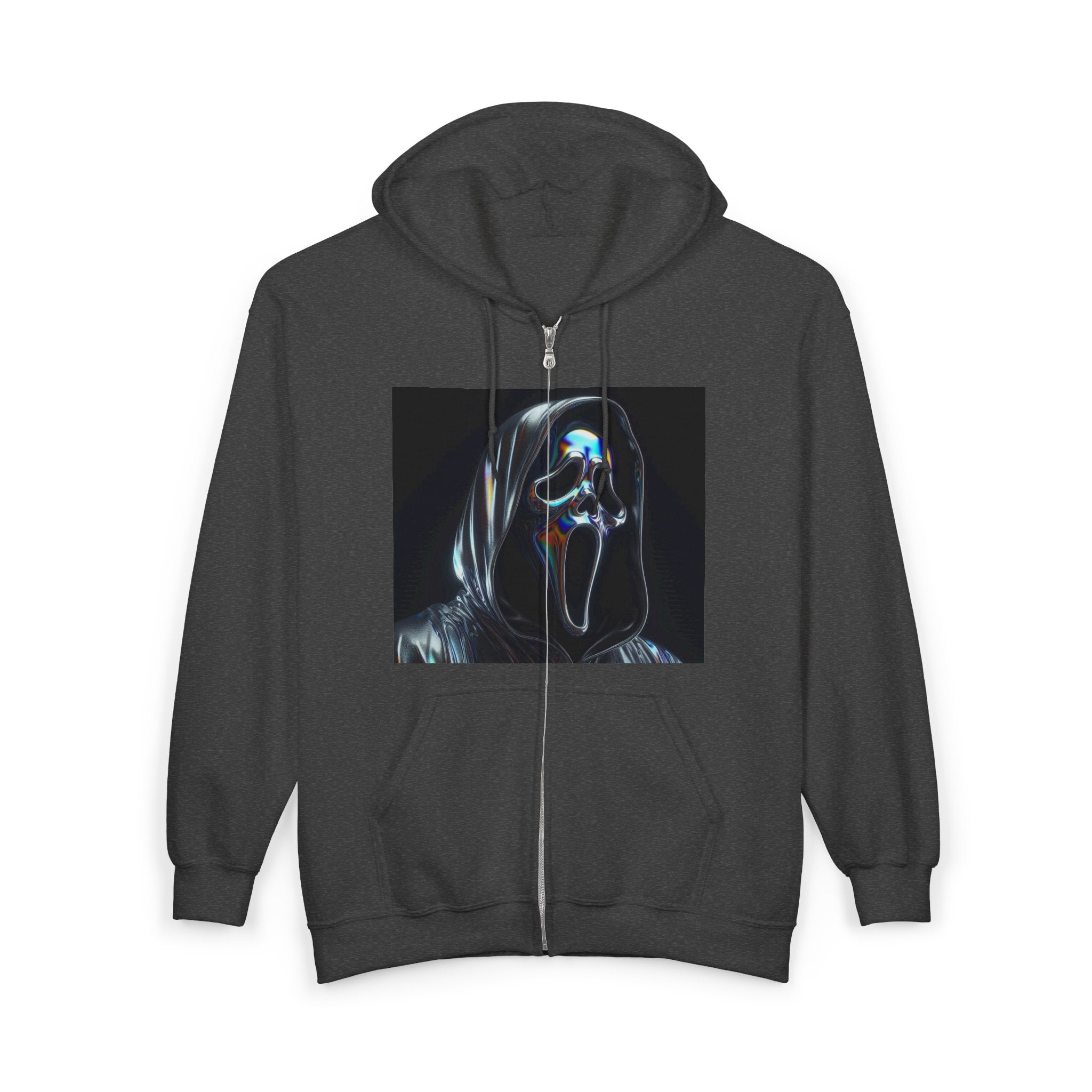 Reality Department - Ghost Face Zip-Up Hoodie