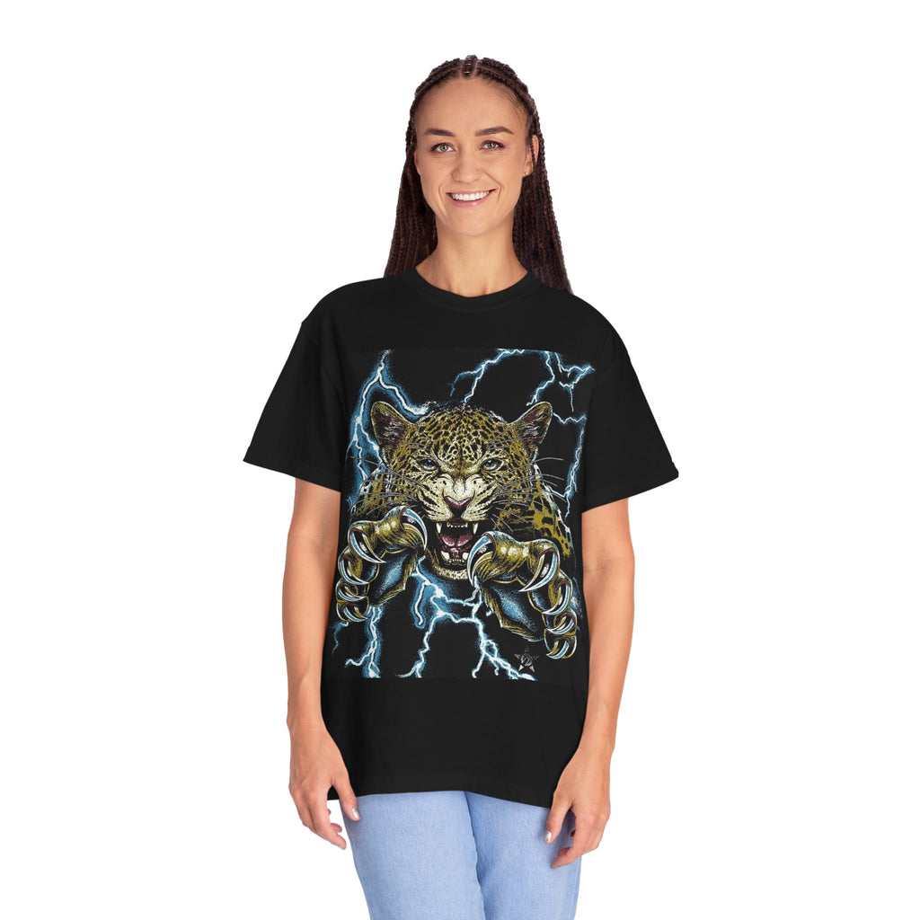 Reality Department - Leopard Strike Lightning Graphic Tee