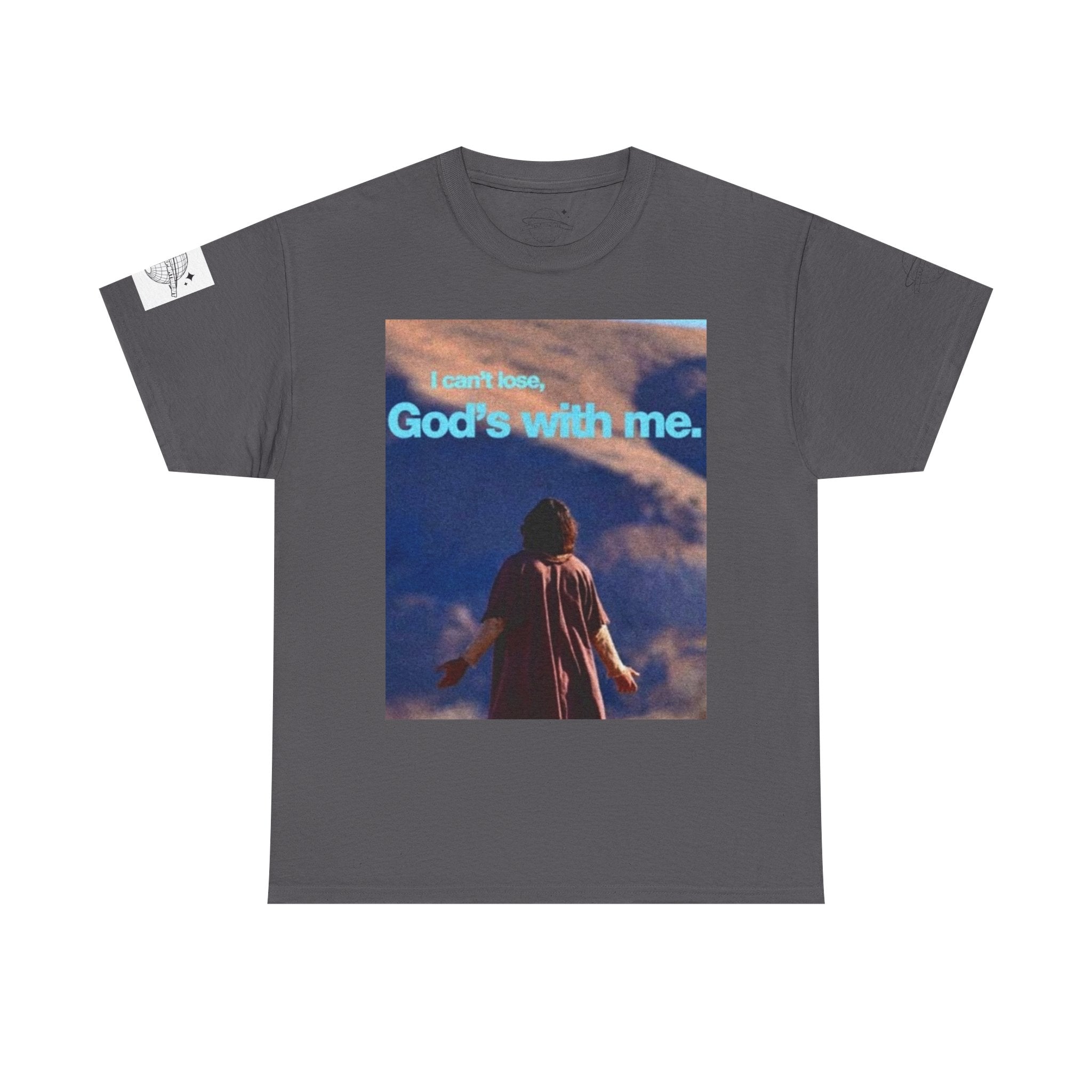 Reality Department - God's With Me Heavy Cotton Tee