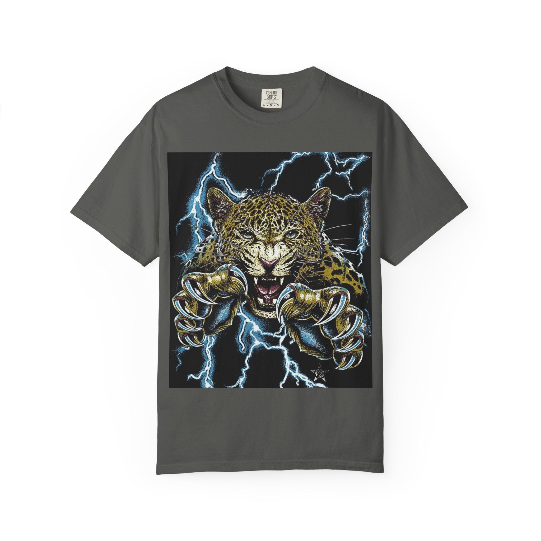 Reality Department - Leopard Strike Lightning Graphic Tee