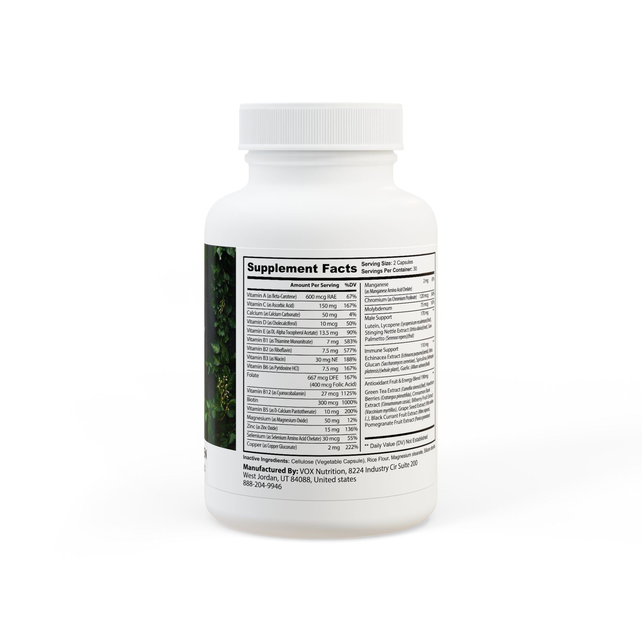 Reality Department - Multivitamin for Men Supplement (60 Capsules)