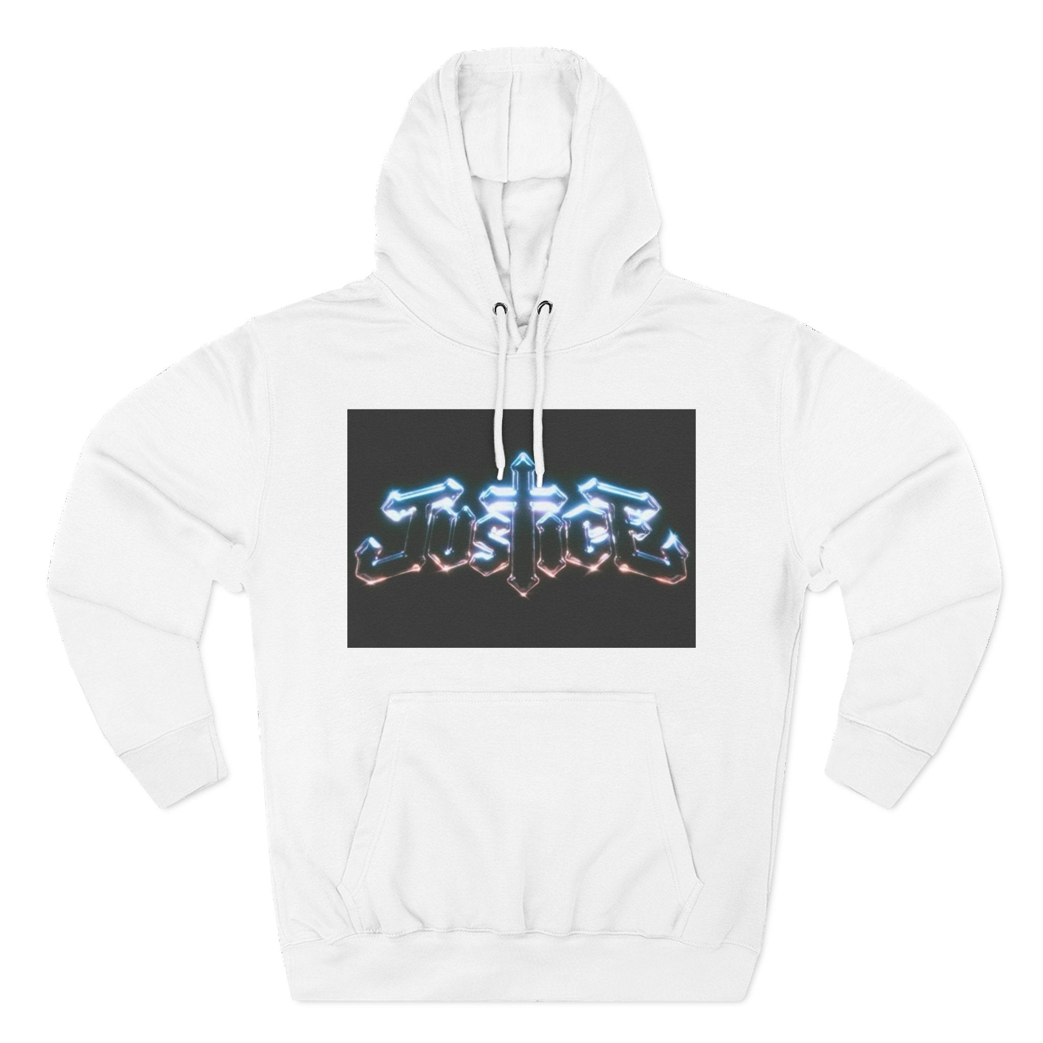 Crystal Three-Panel Metallic Graphic Fleece Hoodie