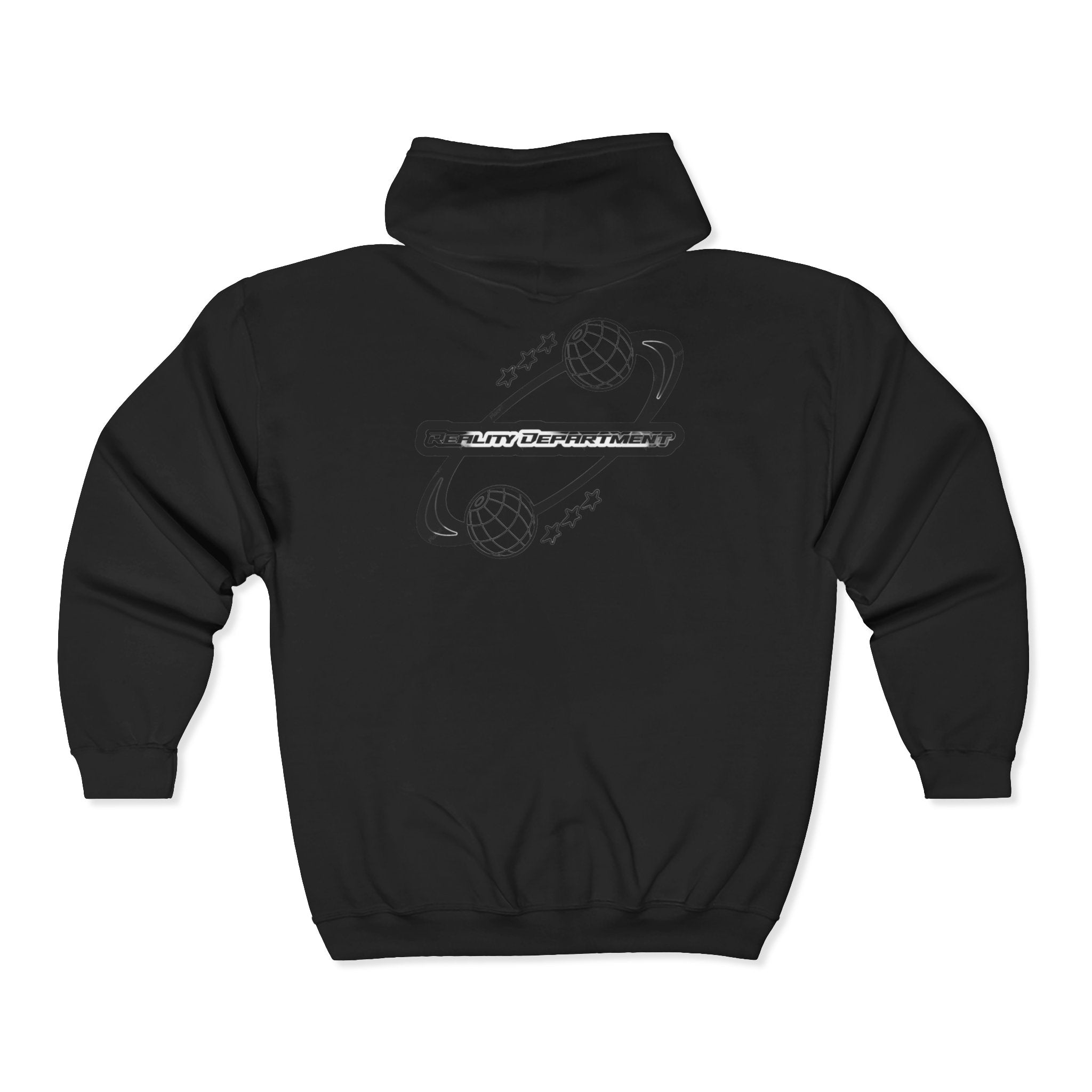 Reality Department - Ghost Face Zip-Up Hoodie