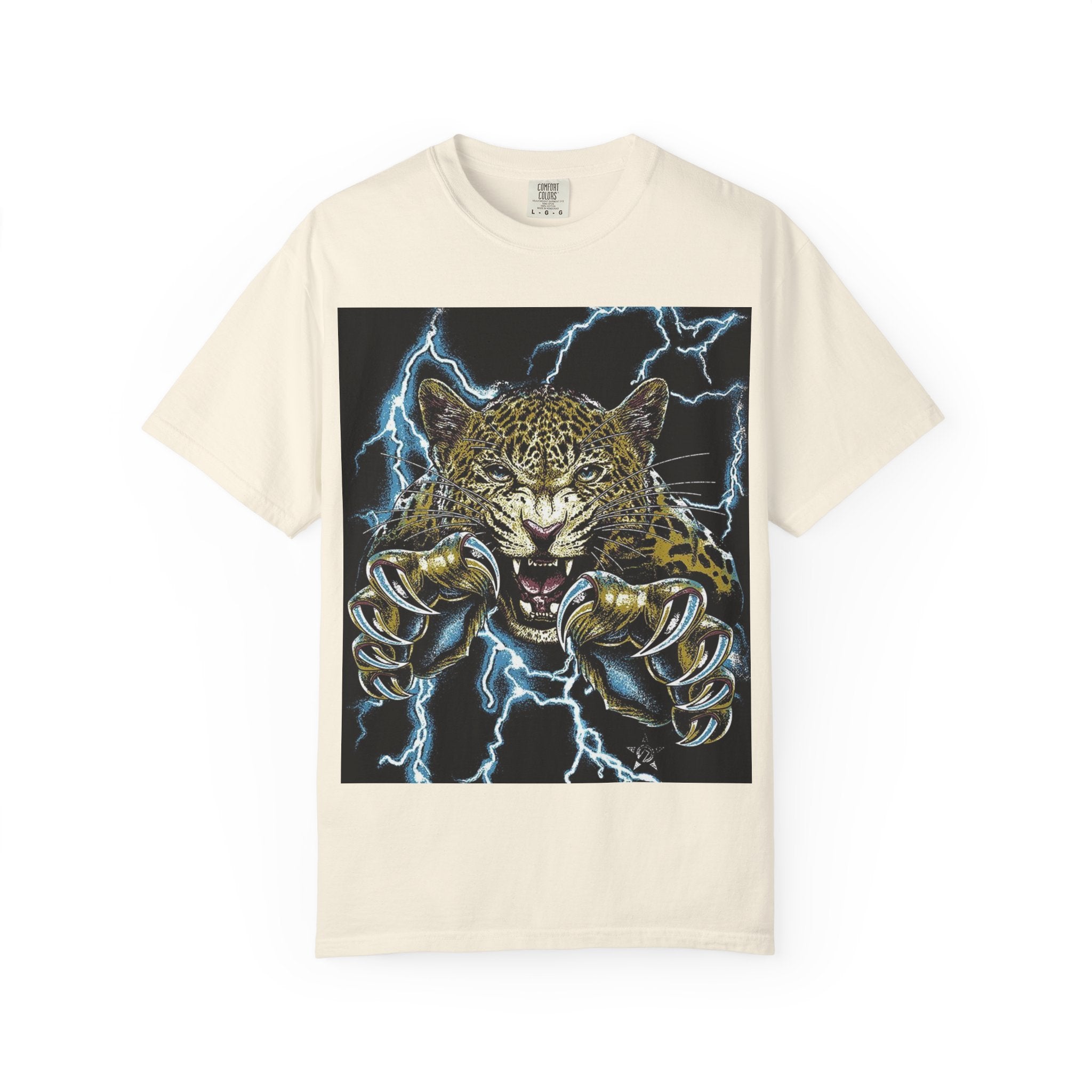 Reality Department - Leopard Strike Lightning Graphic Tee