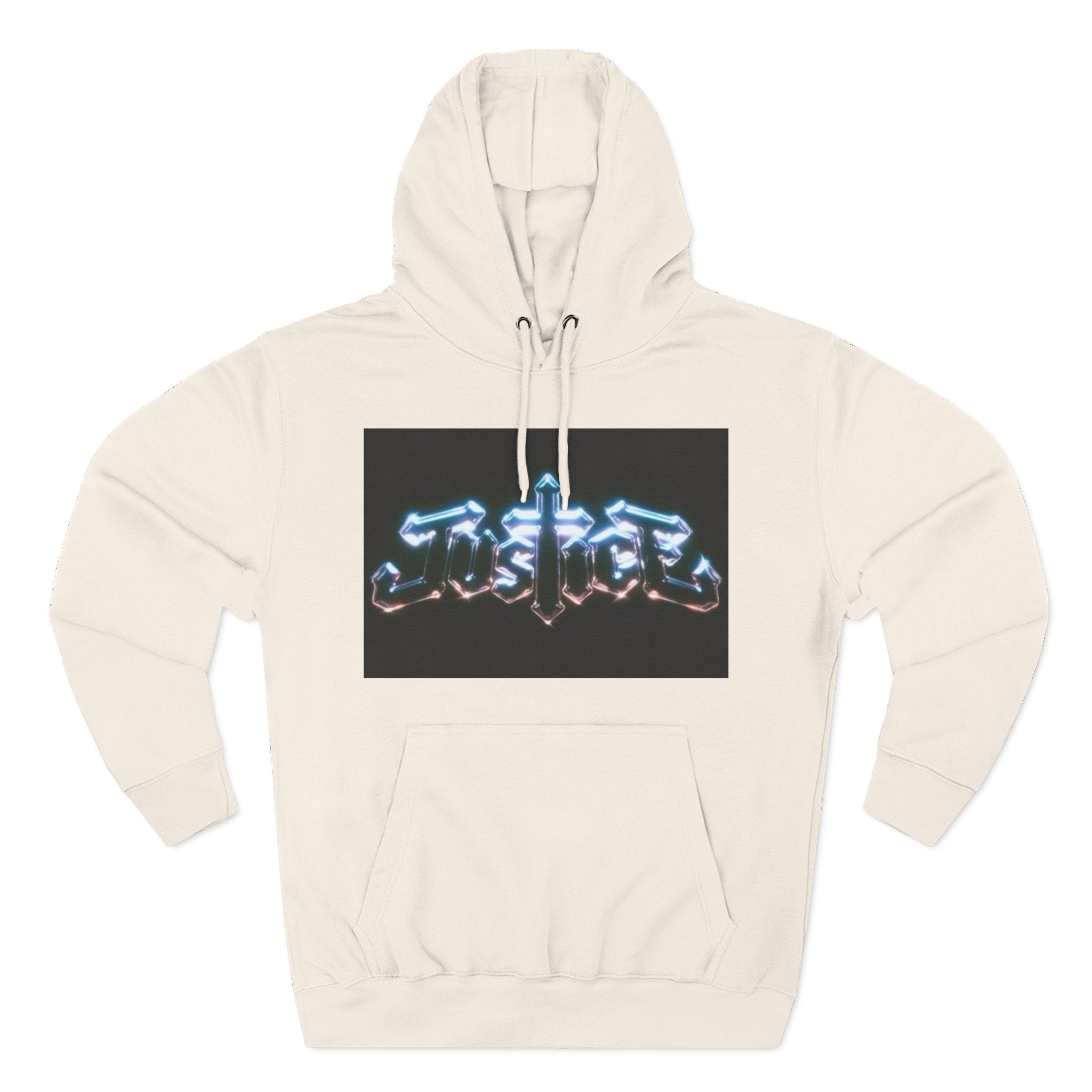 Crystal Three-Panel Metallic Graphic Fleece Hoodie