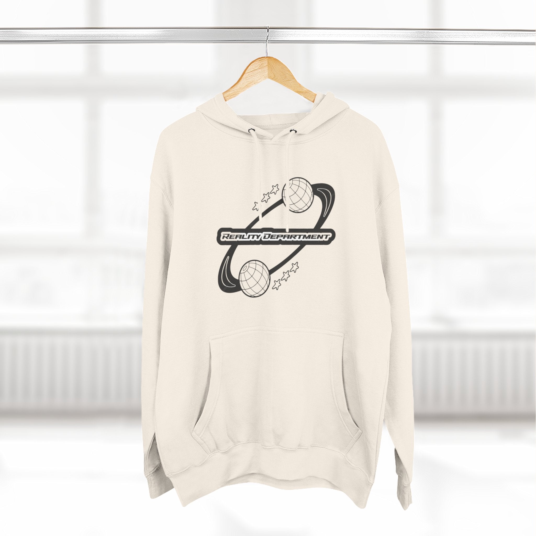 Reality Department - Ghost Face Back Print Hoodie