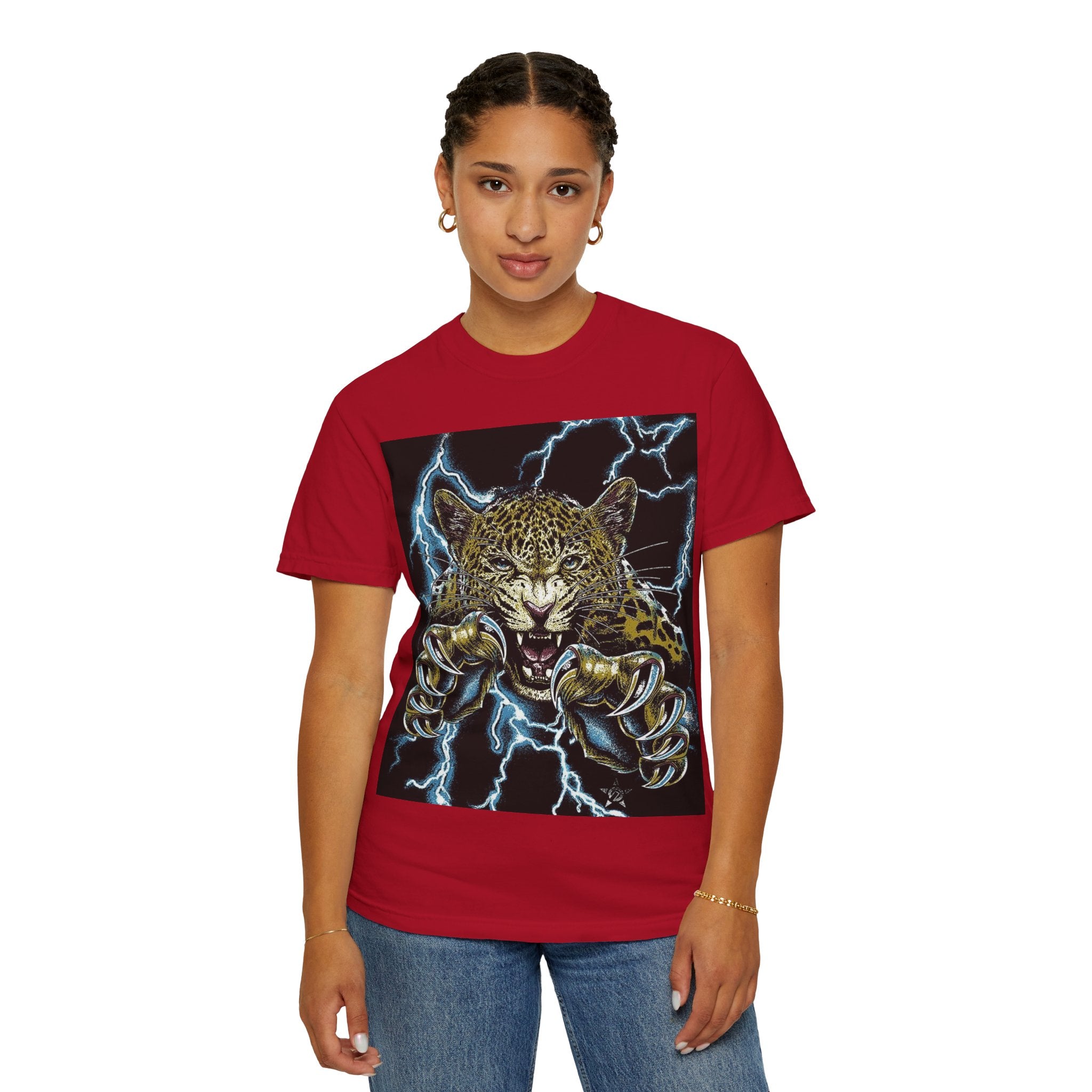 Reality Department - Leopard Strike Lightning Graphic Tee