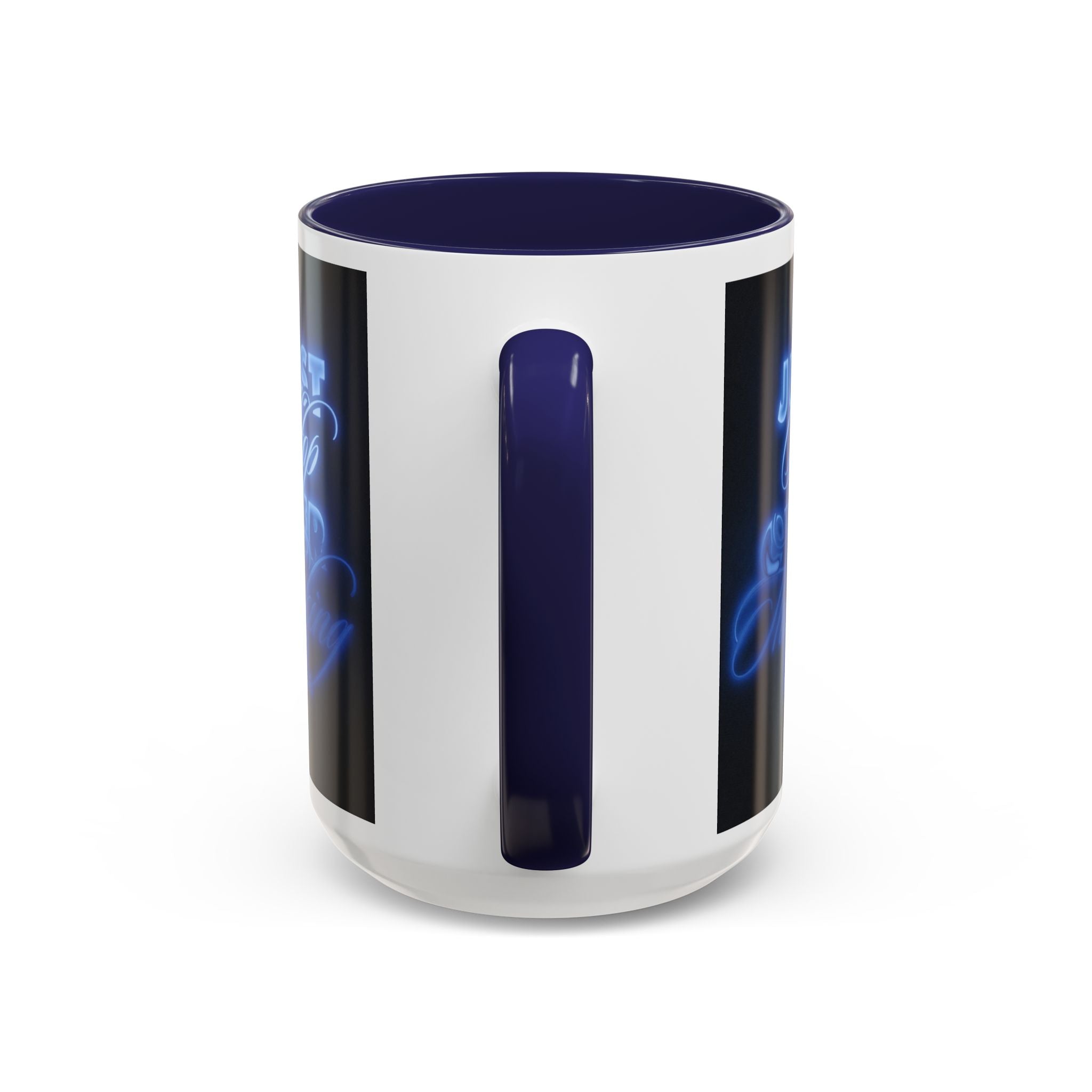 Reality Department - Just Stop Overthinking Neon Coffee Mug