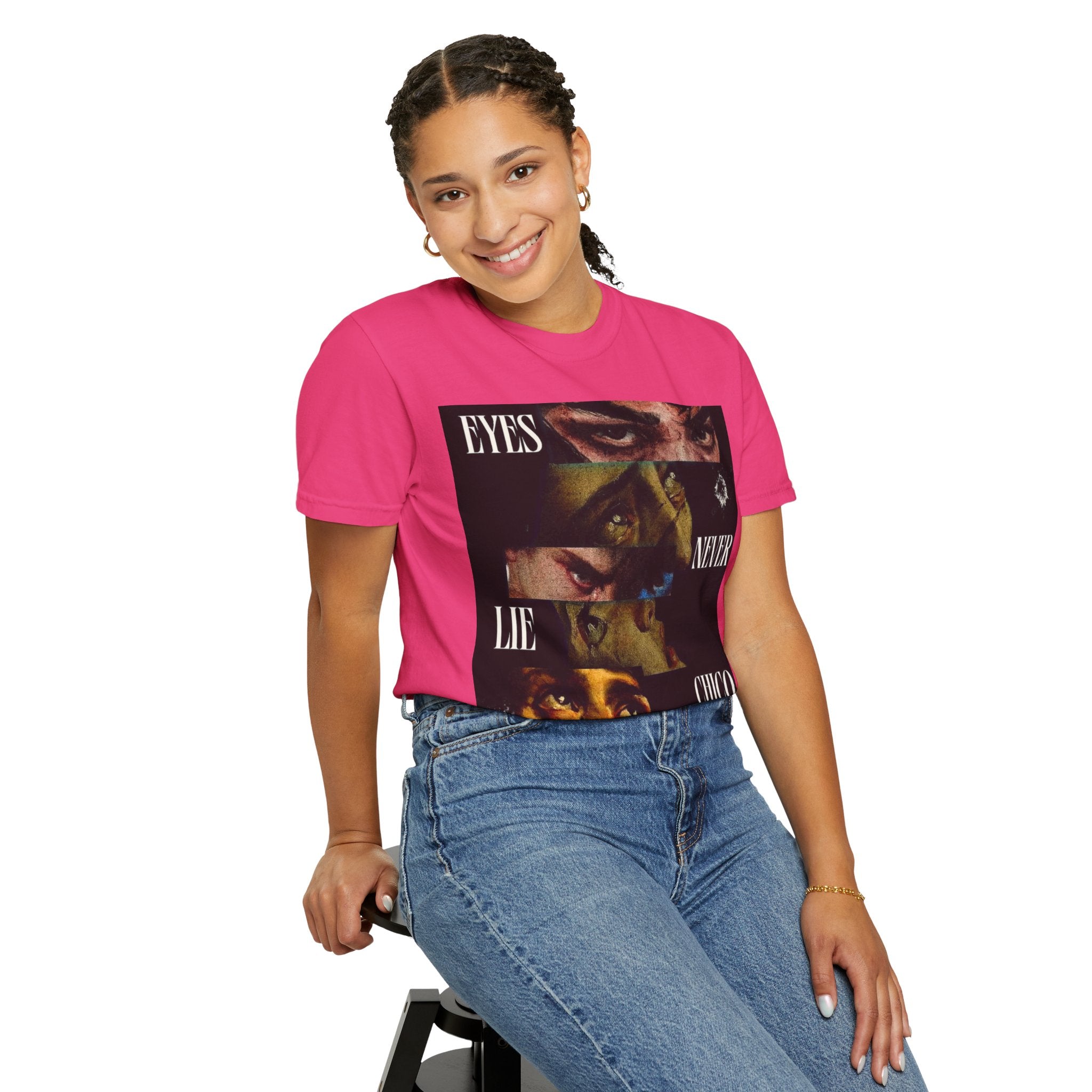 T-Shirt — ‘Eyes Never Lie Chico’ Graphic Tee